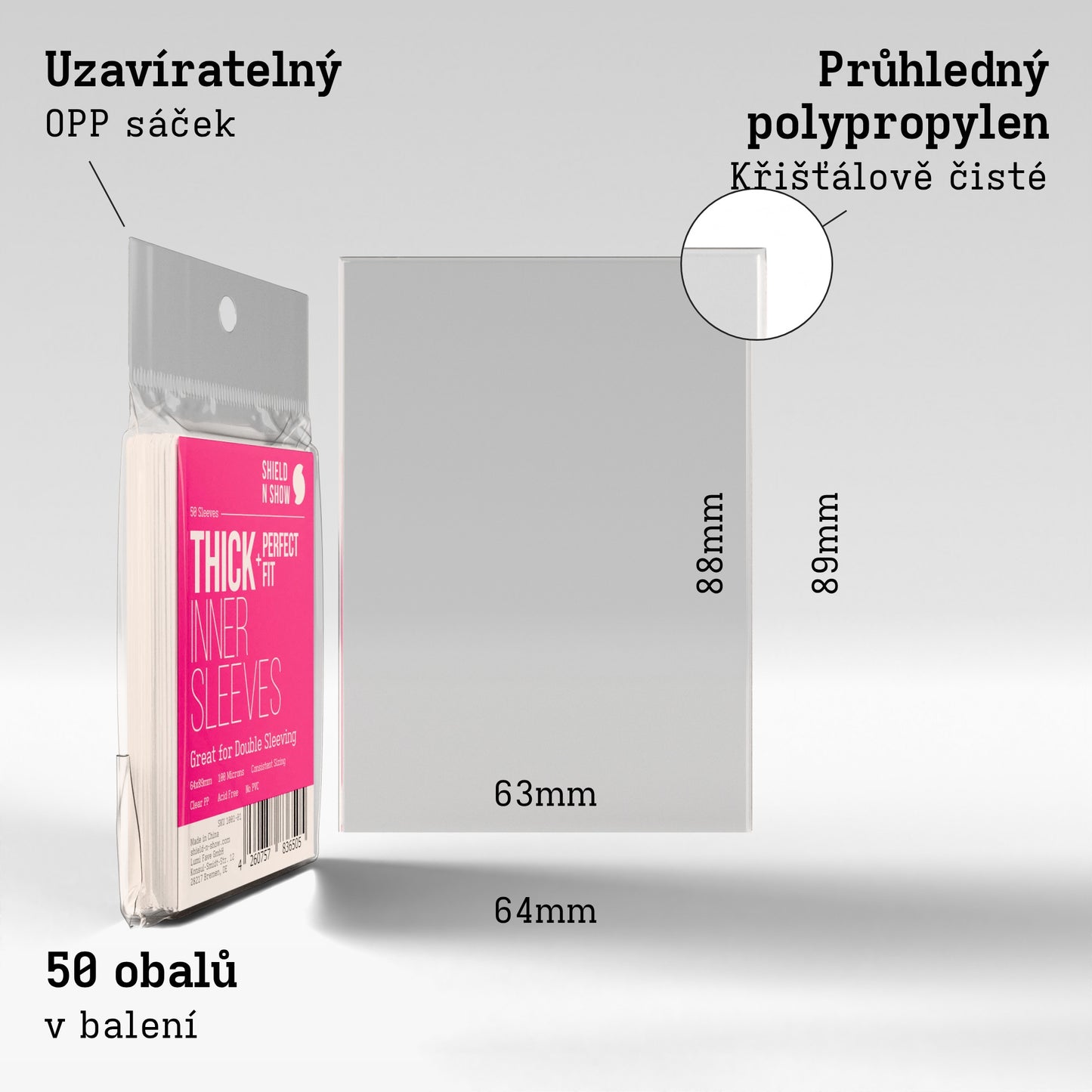 Thick Inner Sleeves Product Gallery Image 3 (cs)