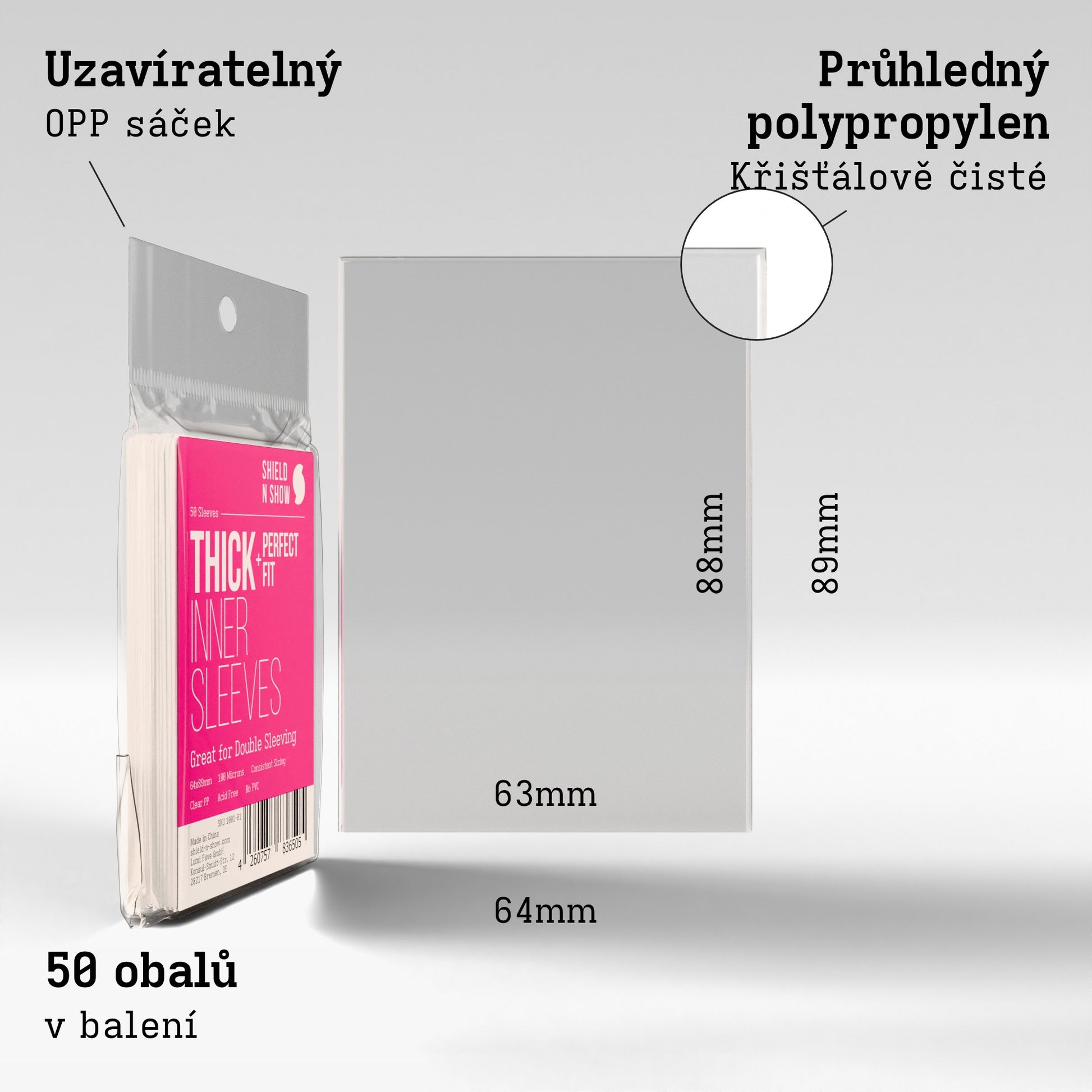 Thick Inner Sleeves Product Gallery Image 3 (cs)