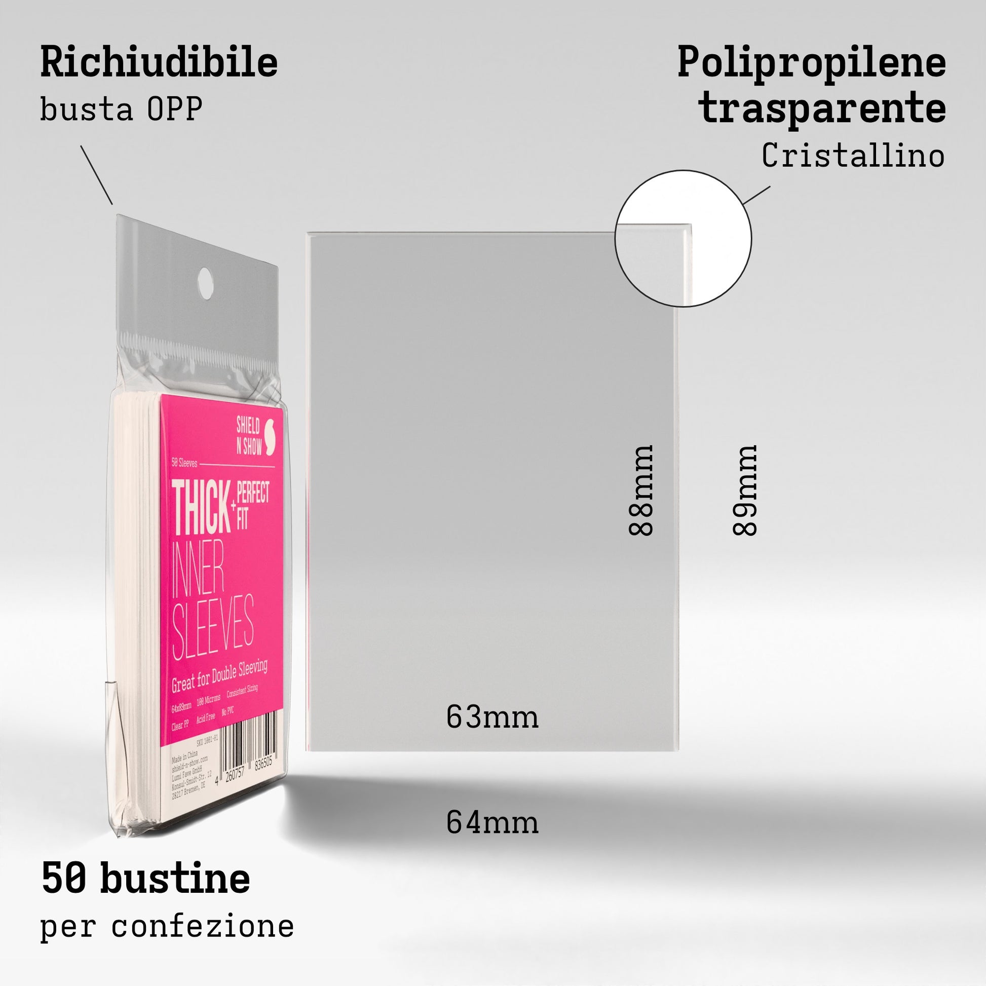 Thick Inner Sleeves Product Gallery Image 3 (it)
