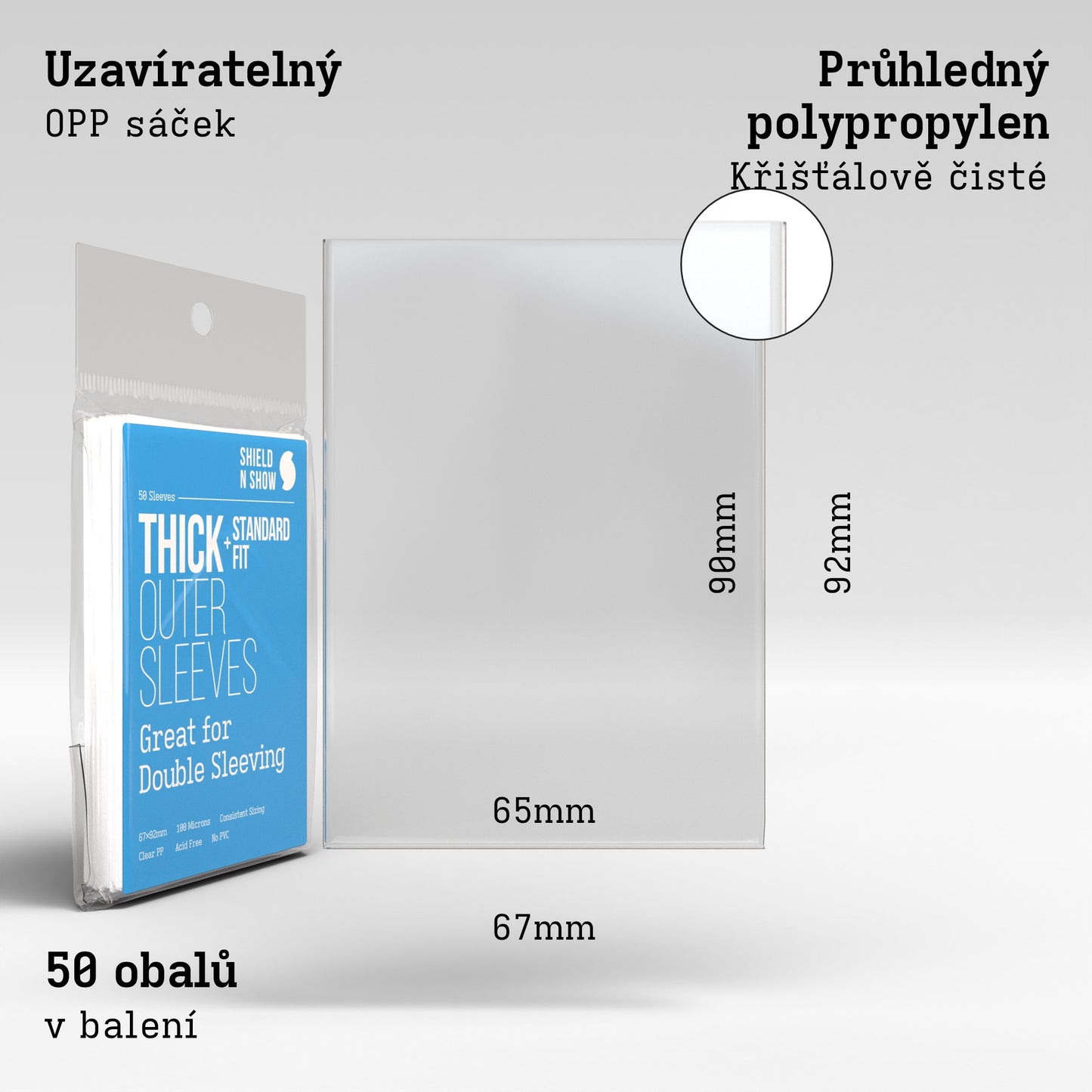 Thick Outer Sleeves Product Gallery Image 3 (cs)