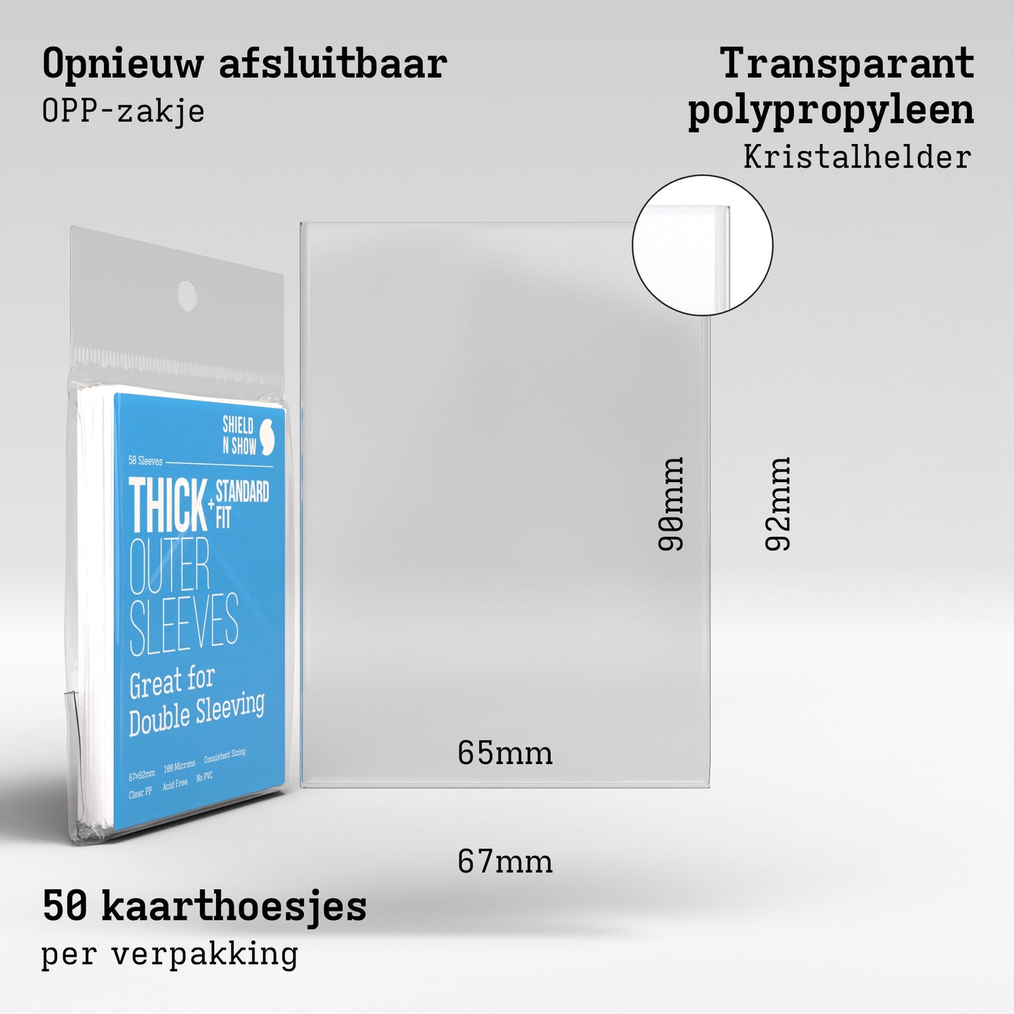 Thick Outer Sleeves Product Gallery Image 3 (nl)