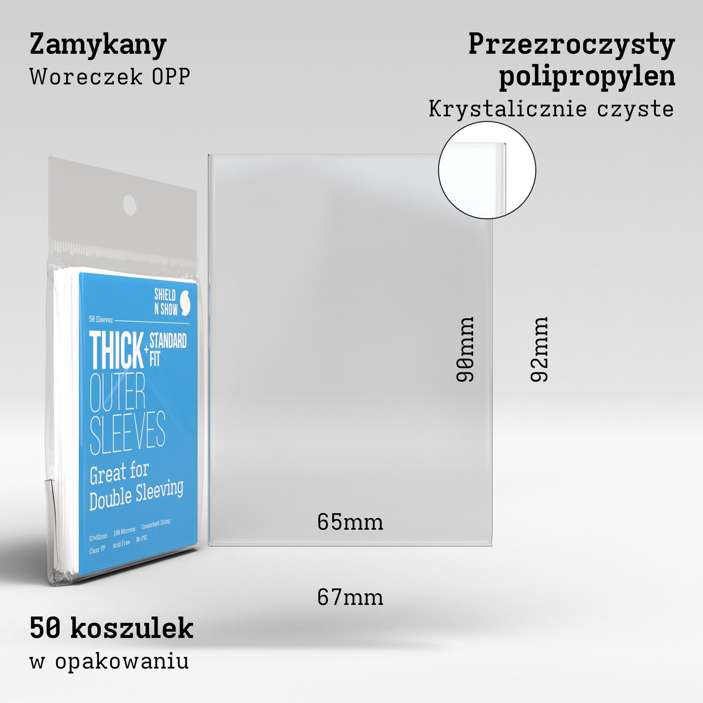 Thick Outer Sleeves Product Gallery Image 3 (pl)