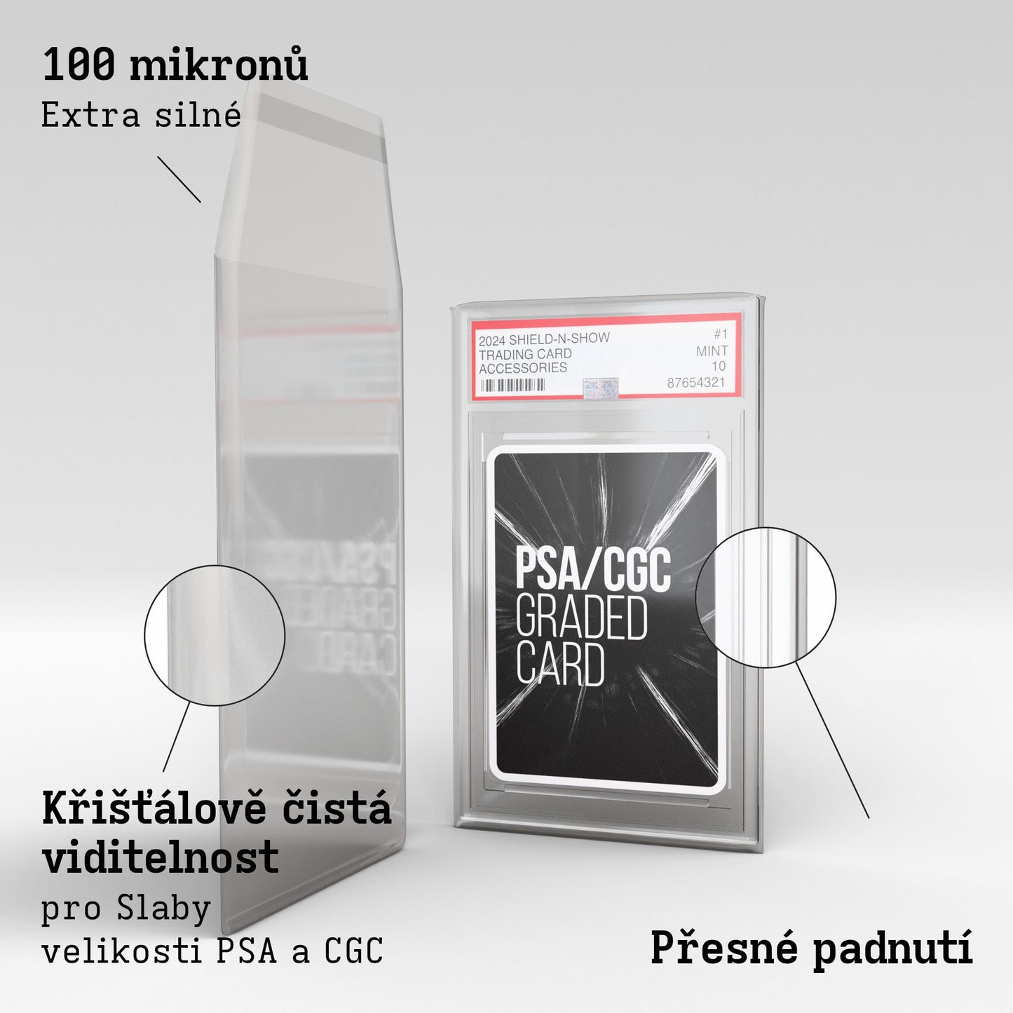 Thick Graded Sleeves for PSA/CGC Product Gallery Image 2 (cs)