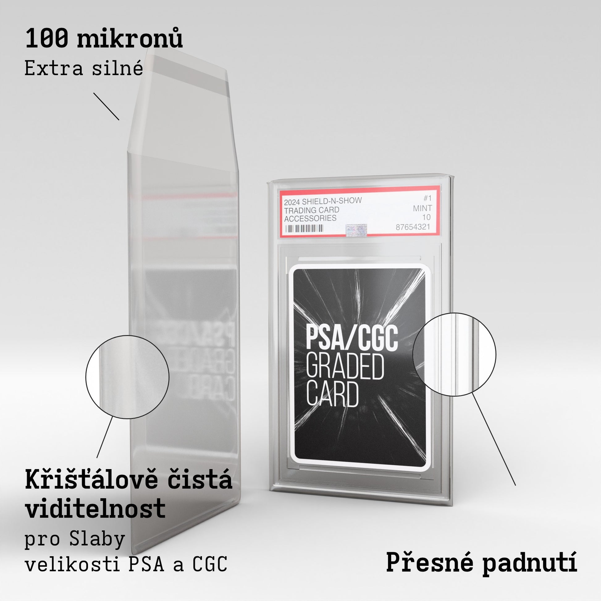 Thick Graded Sleeves for PSA/CGC Product Gallery Image 2 (cs)