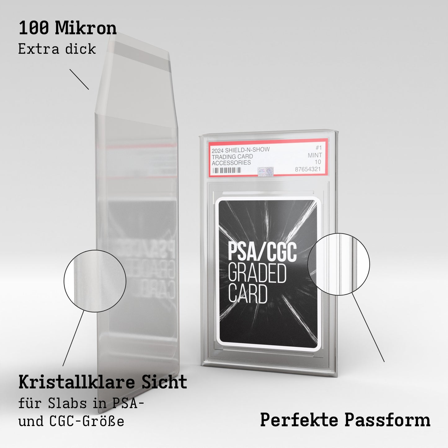 Thick Graded Sleeves for PSA/CGC Product Gallery Image 2 (de)