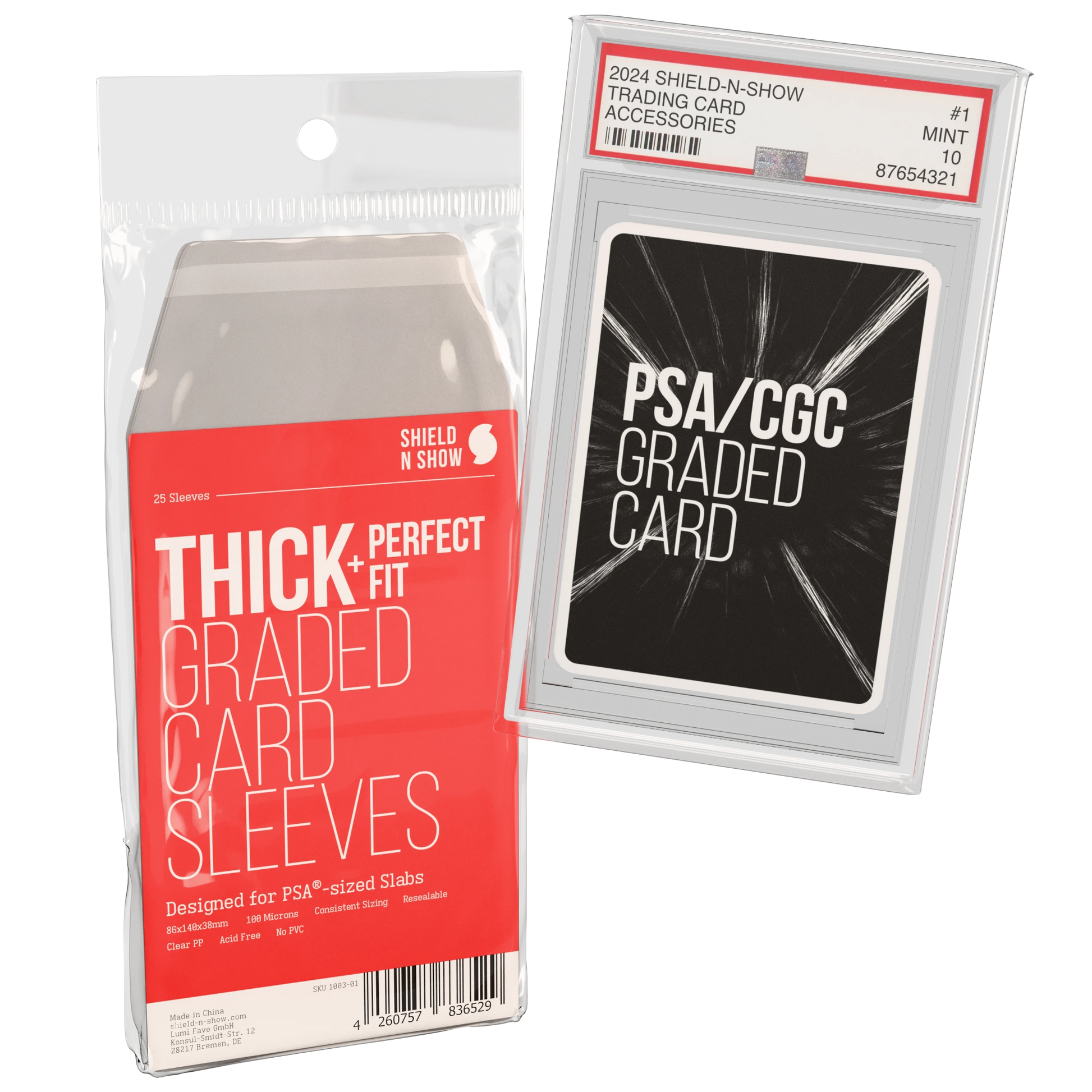 Thick Graded Sleeves for PSA/CGC Product Variant Image [1003-01]
