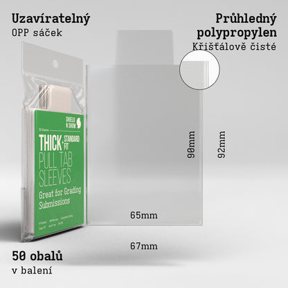 Thick Pull Tab Sleeves Product Gallery Image 3 (cs)
