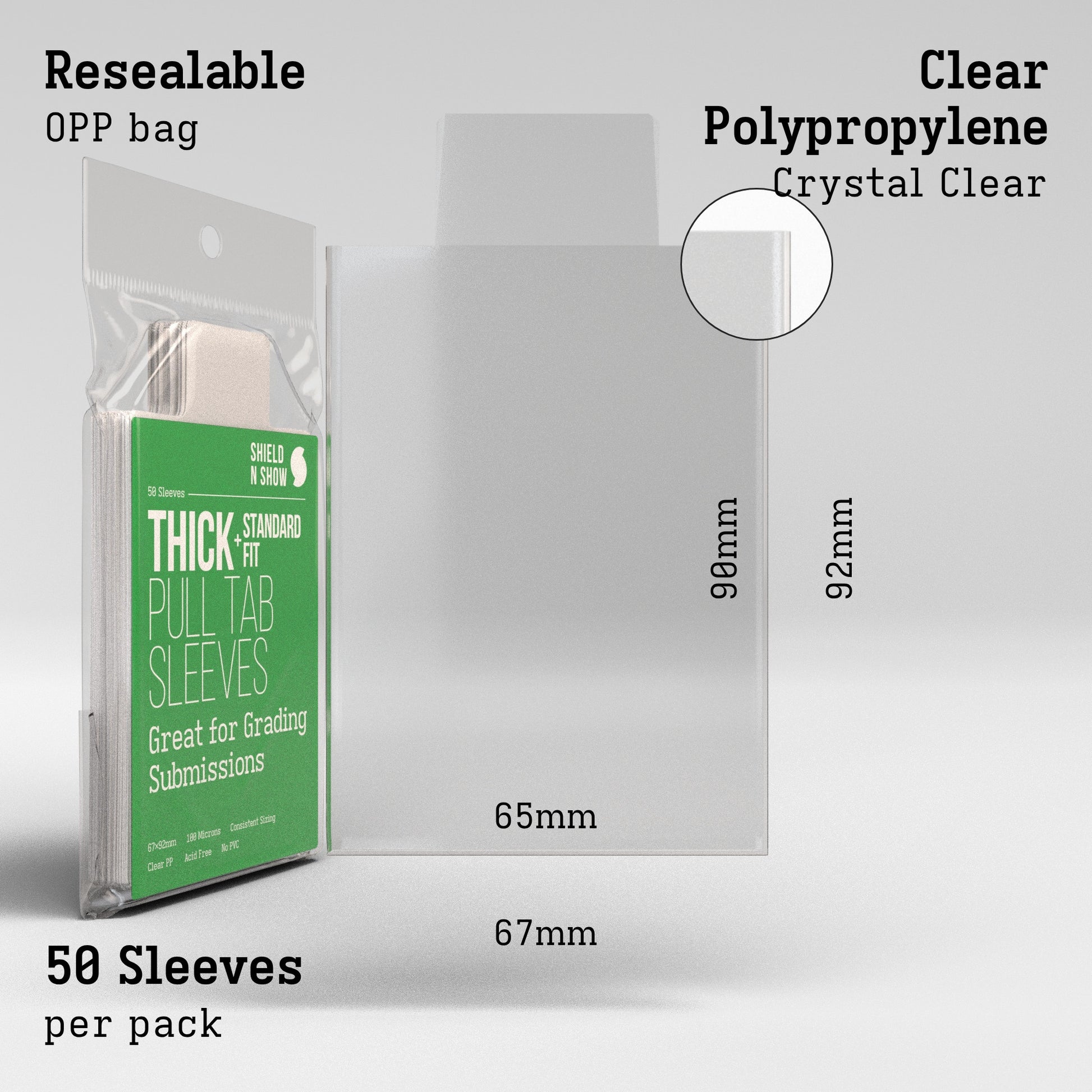 Thick Pull Tab Sleeves Product Gallery Image 3 (en)