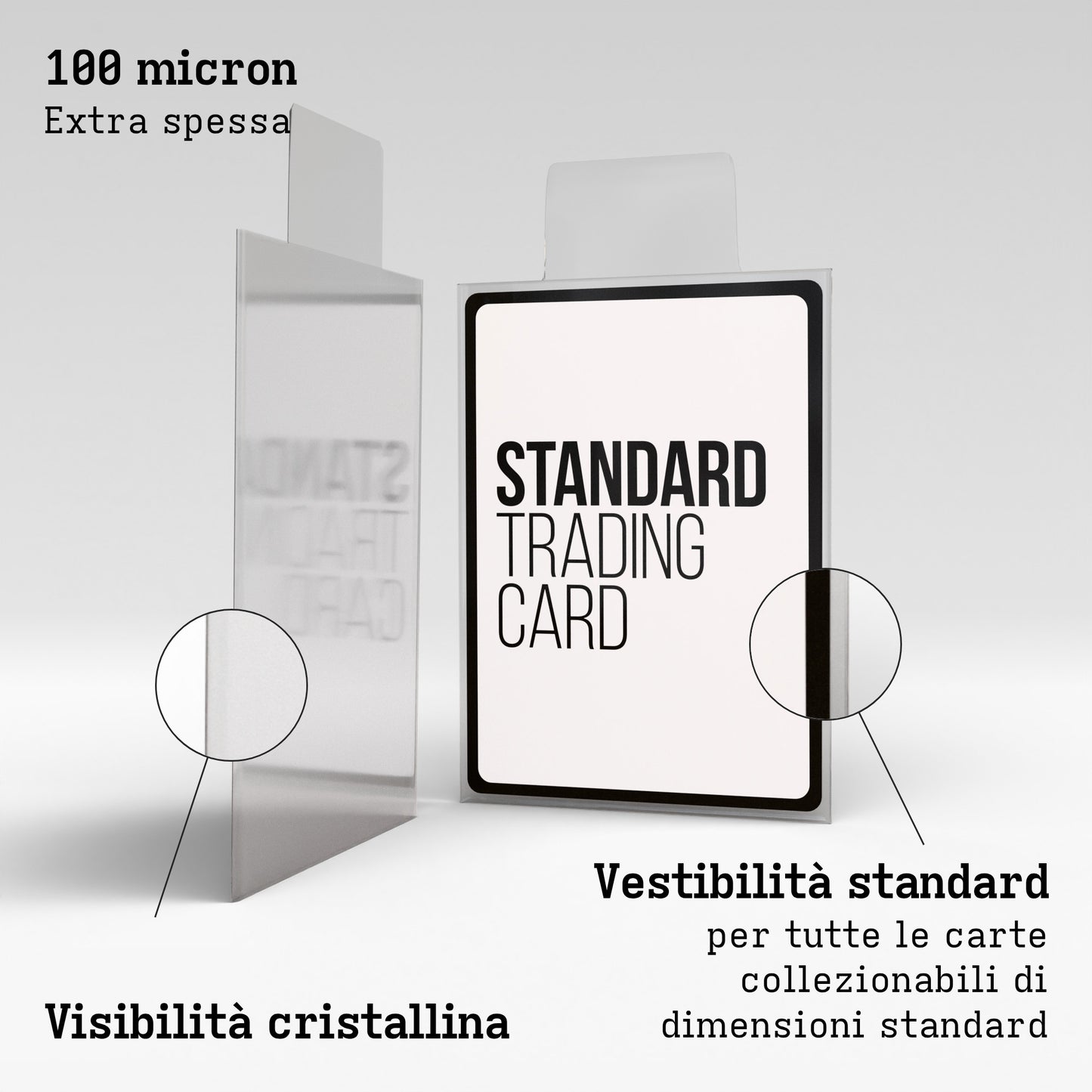 Thick Pull Tab Sleeves Product Gallery Image 2 (it)