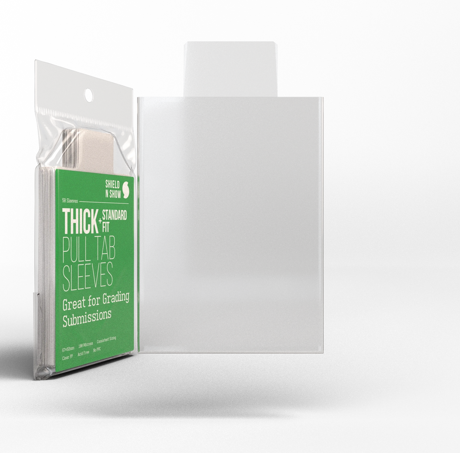 Thick Pull Tab Sleeves Specs Image