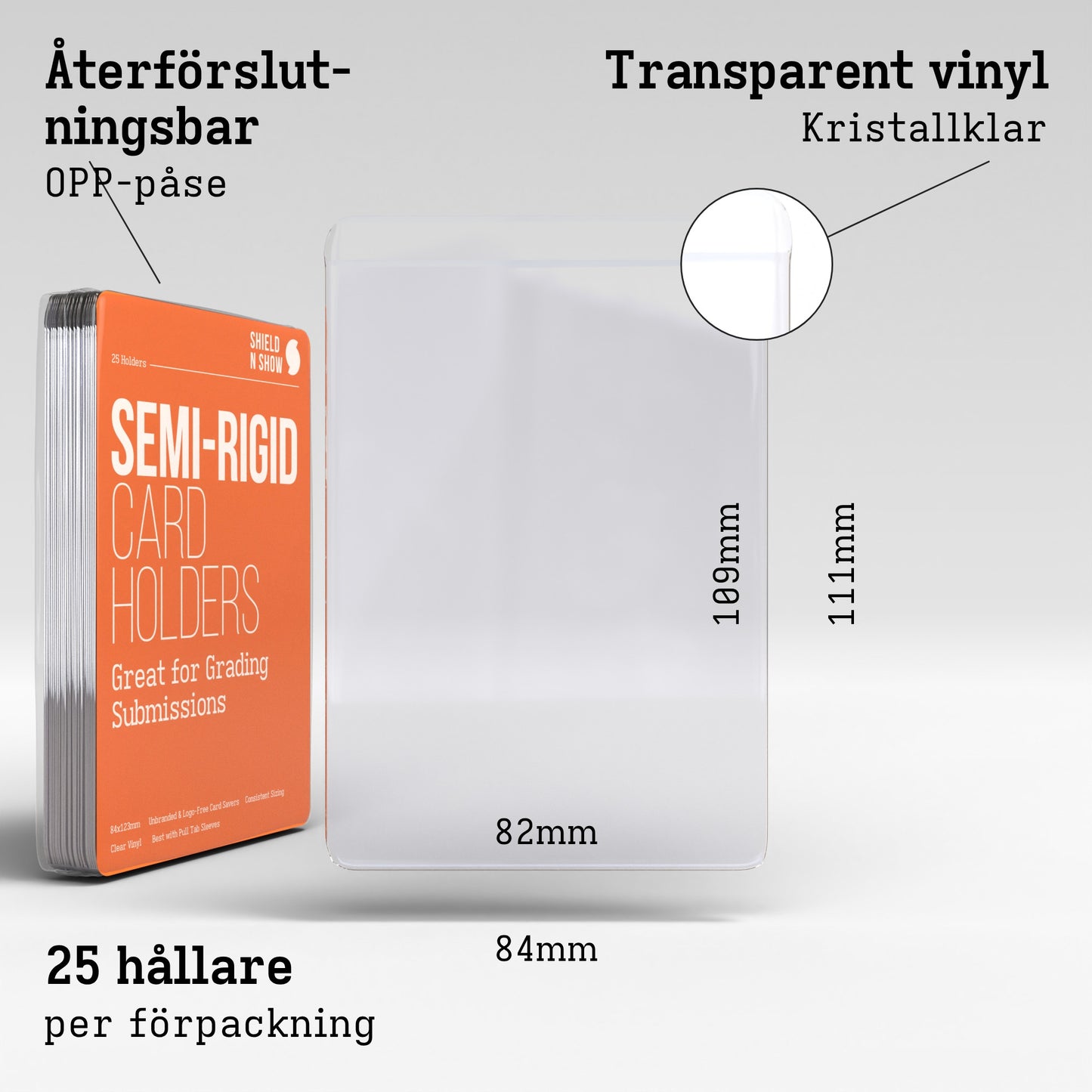 Semi Rigid Card Holders Product Gallery Image 3 (sv)