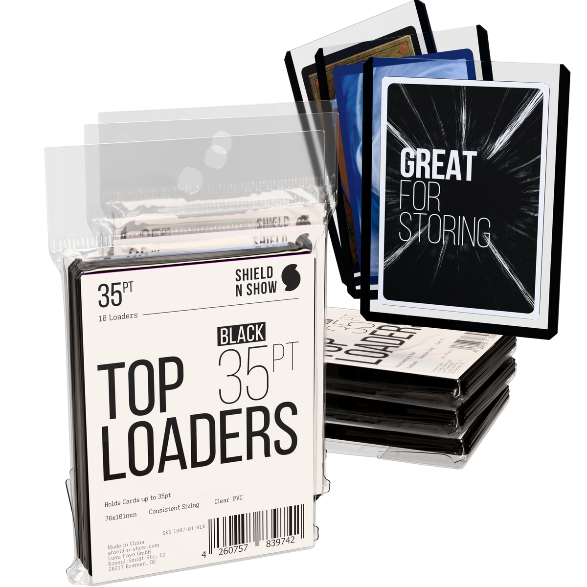 Toploaders Black & White Product Variant Image [1007-01-BLK-006]