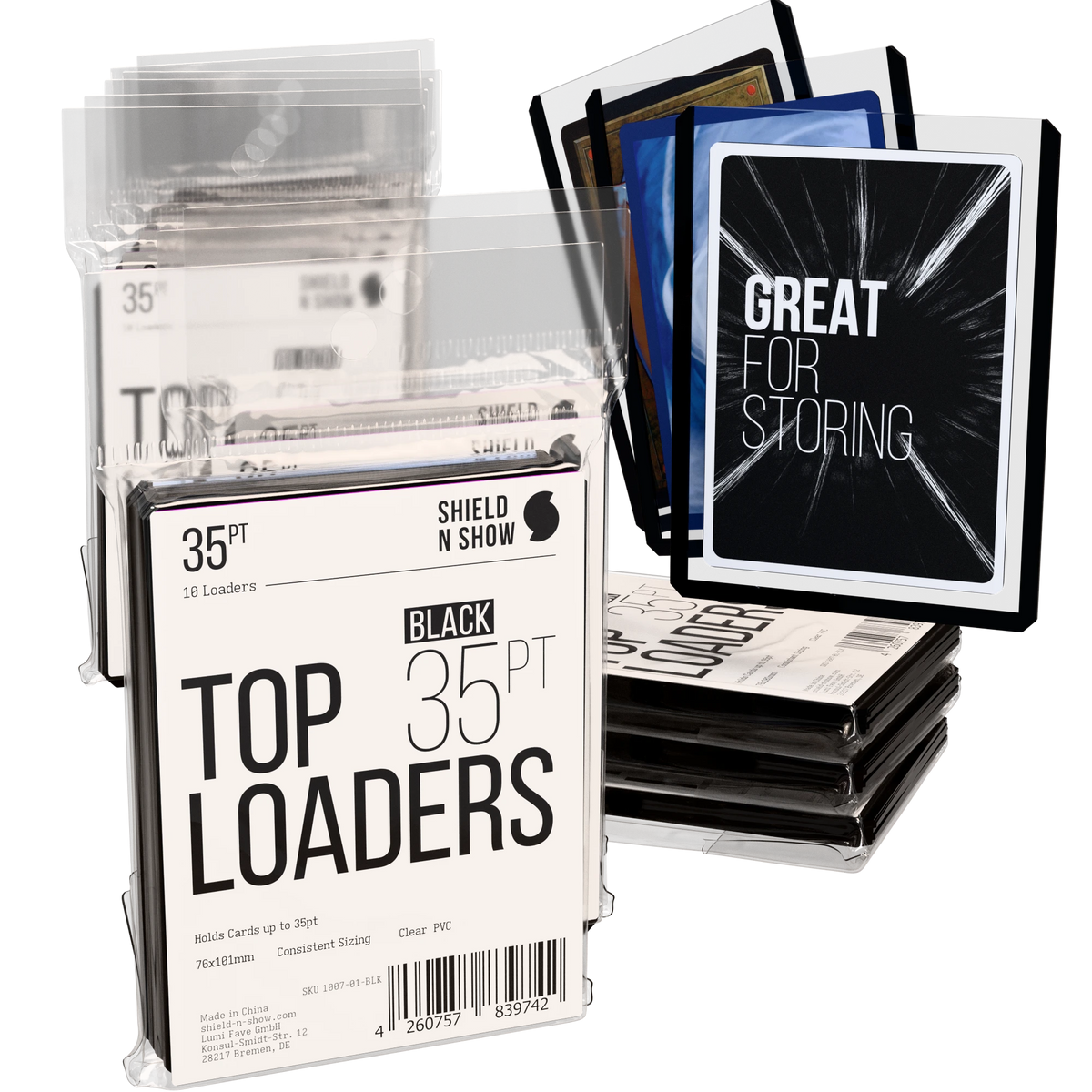 Toploaders Black & White Product Variant Image [1007-01-BLK-012]