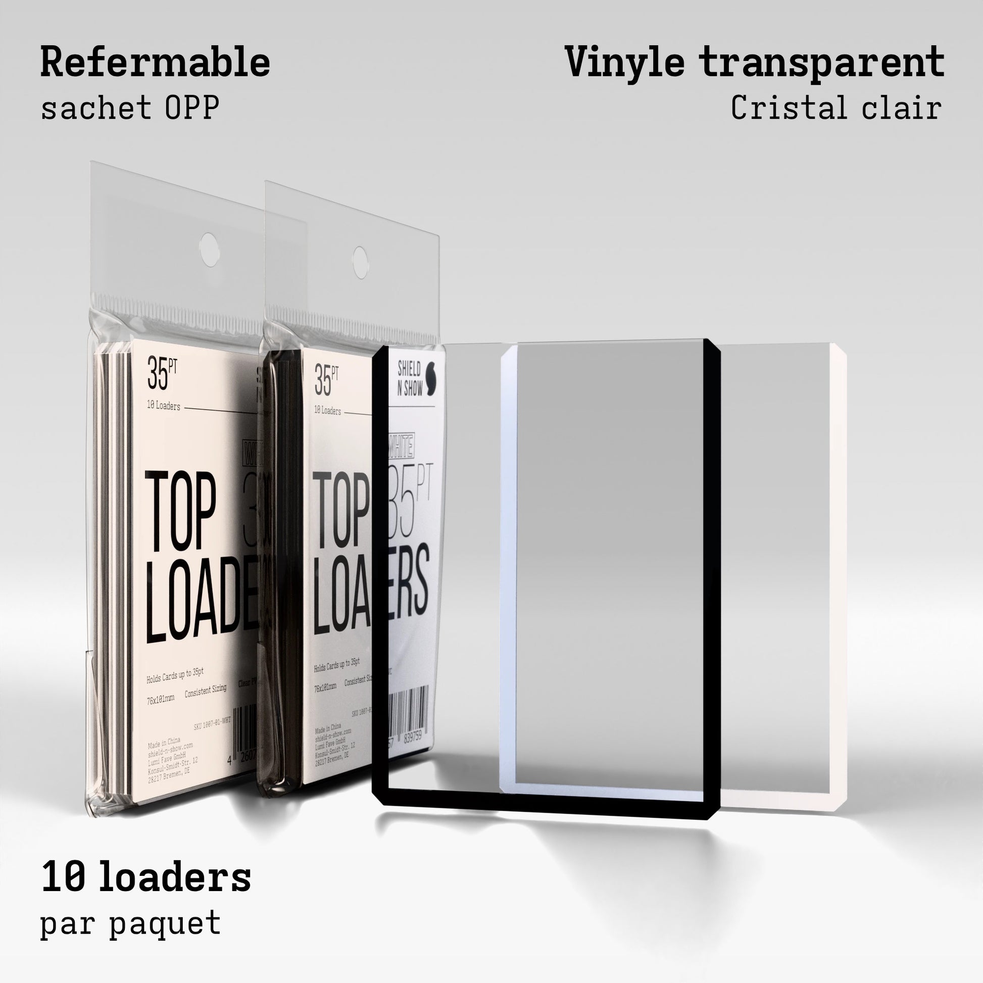 Toploaders Black & White Product Gallery Image 3 (fr)