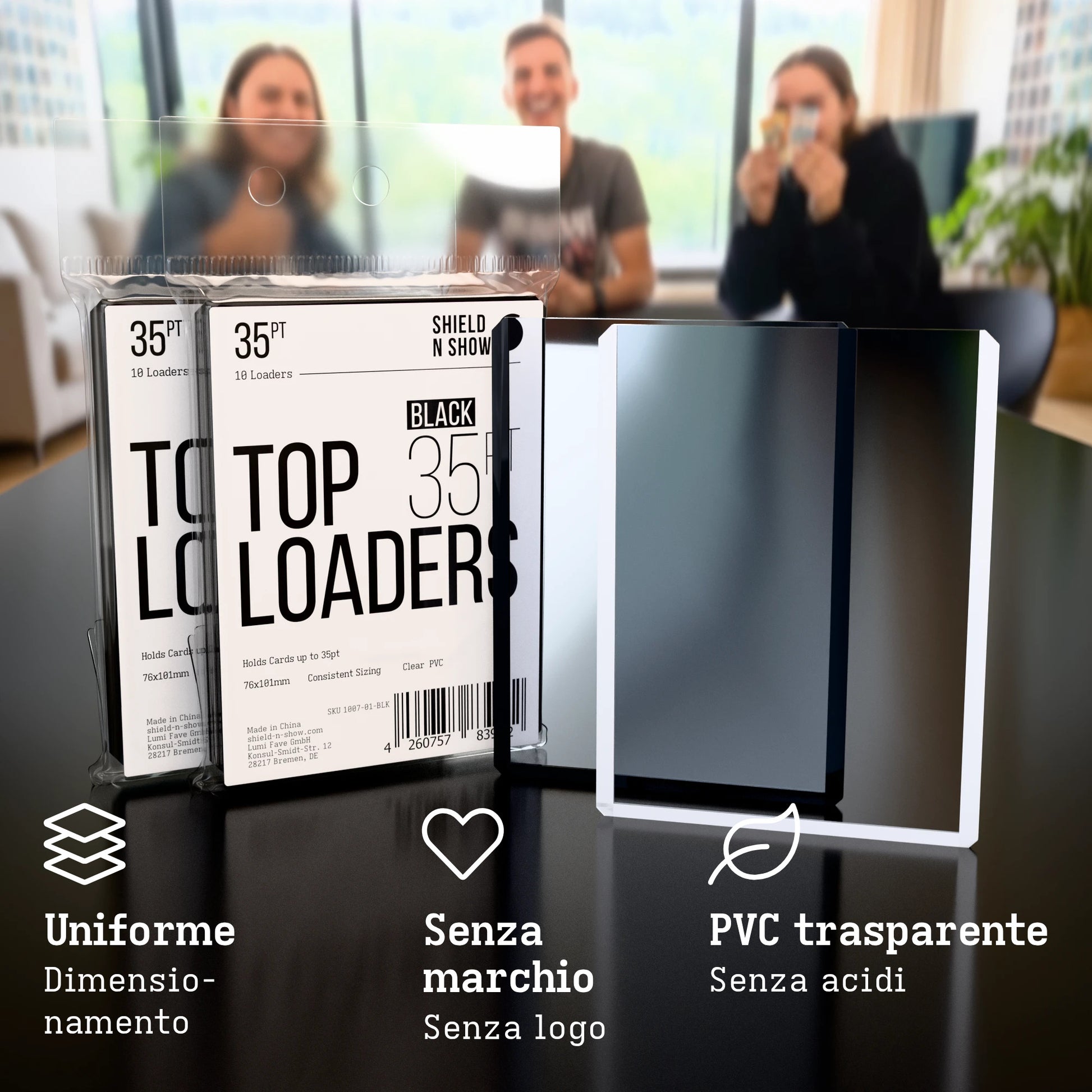 Toploaders Black & White Product Gallery Image 1 (it)