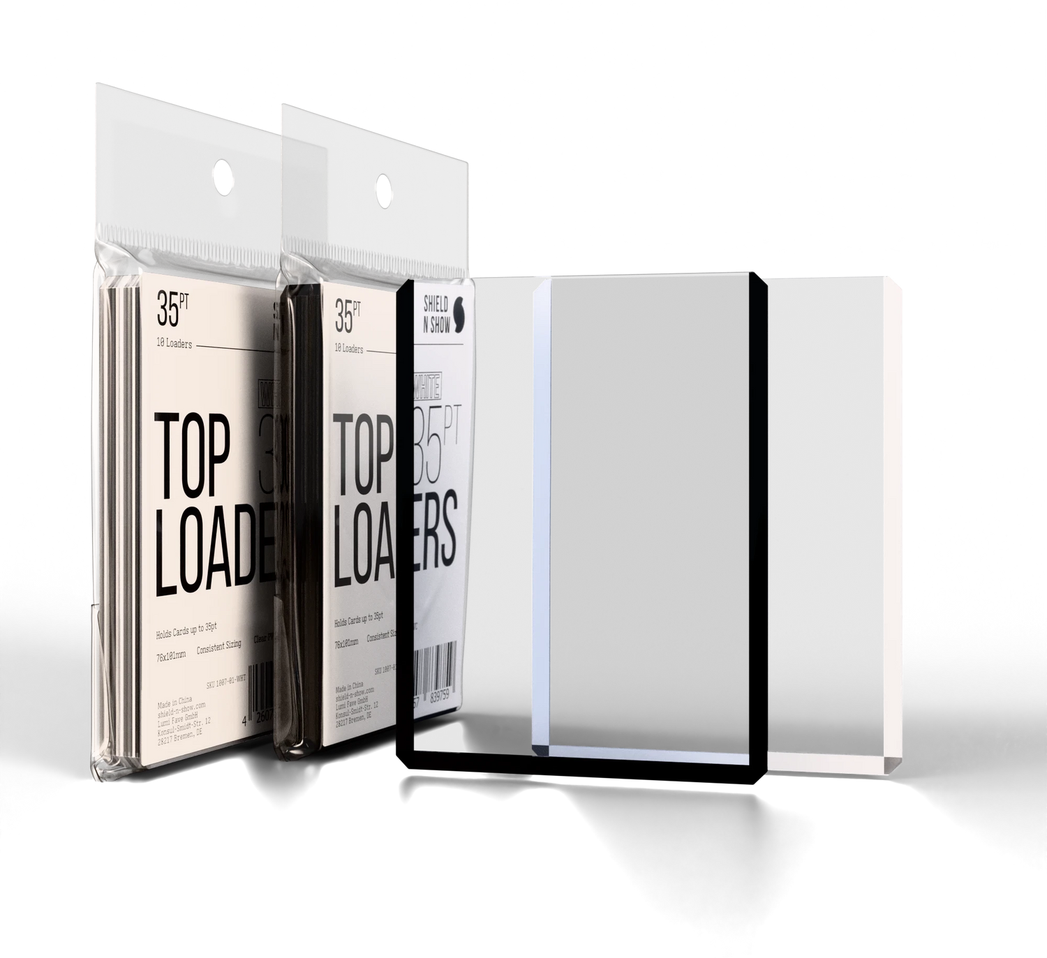 Toploaders Black & White Specs Image