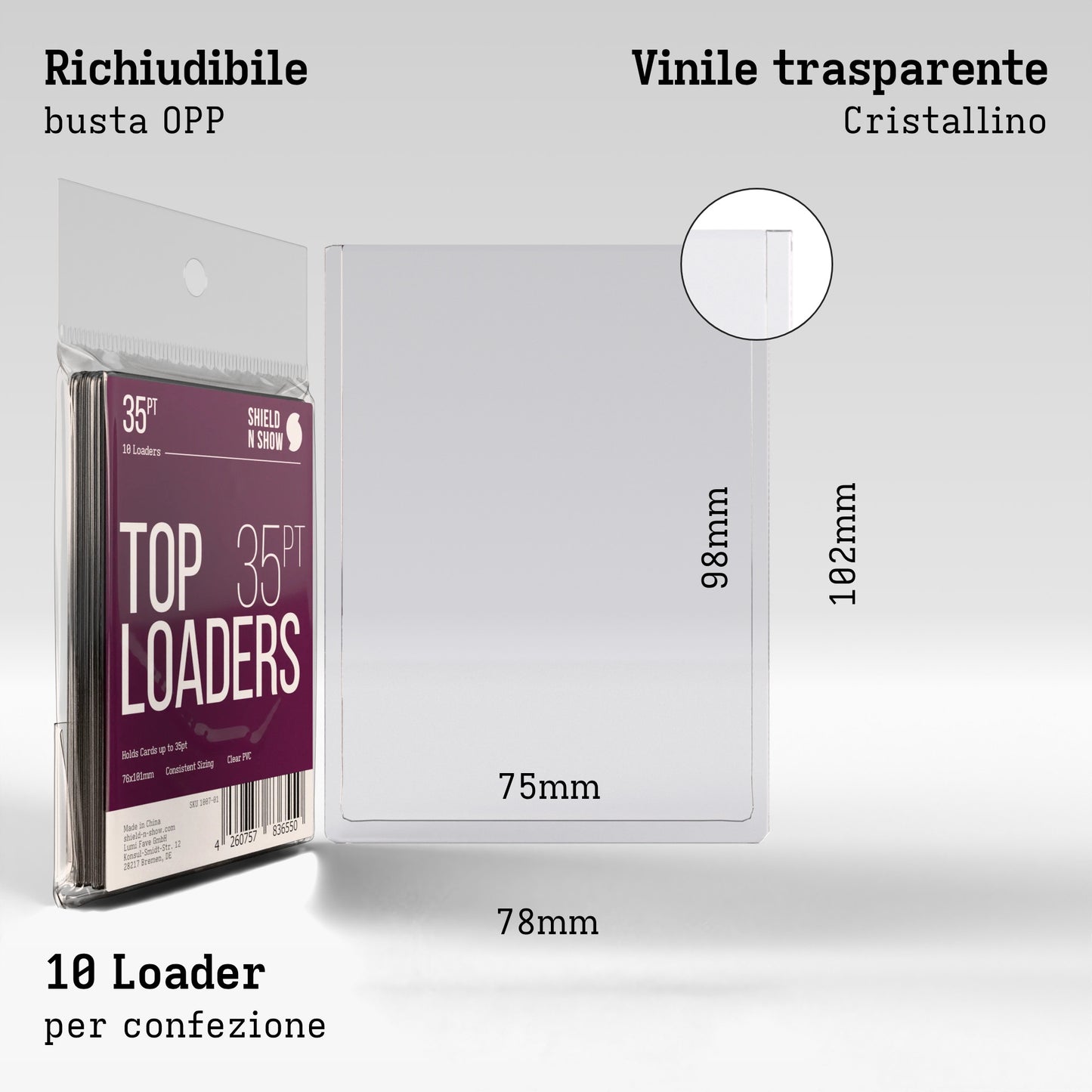 Toploaders Product Gallery Image 3 (it)