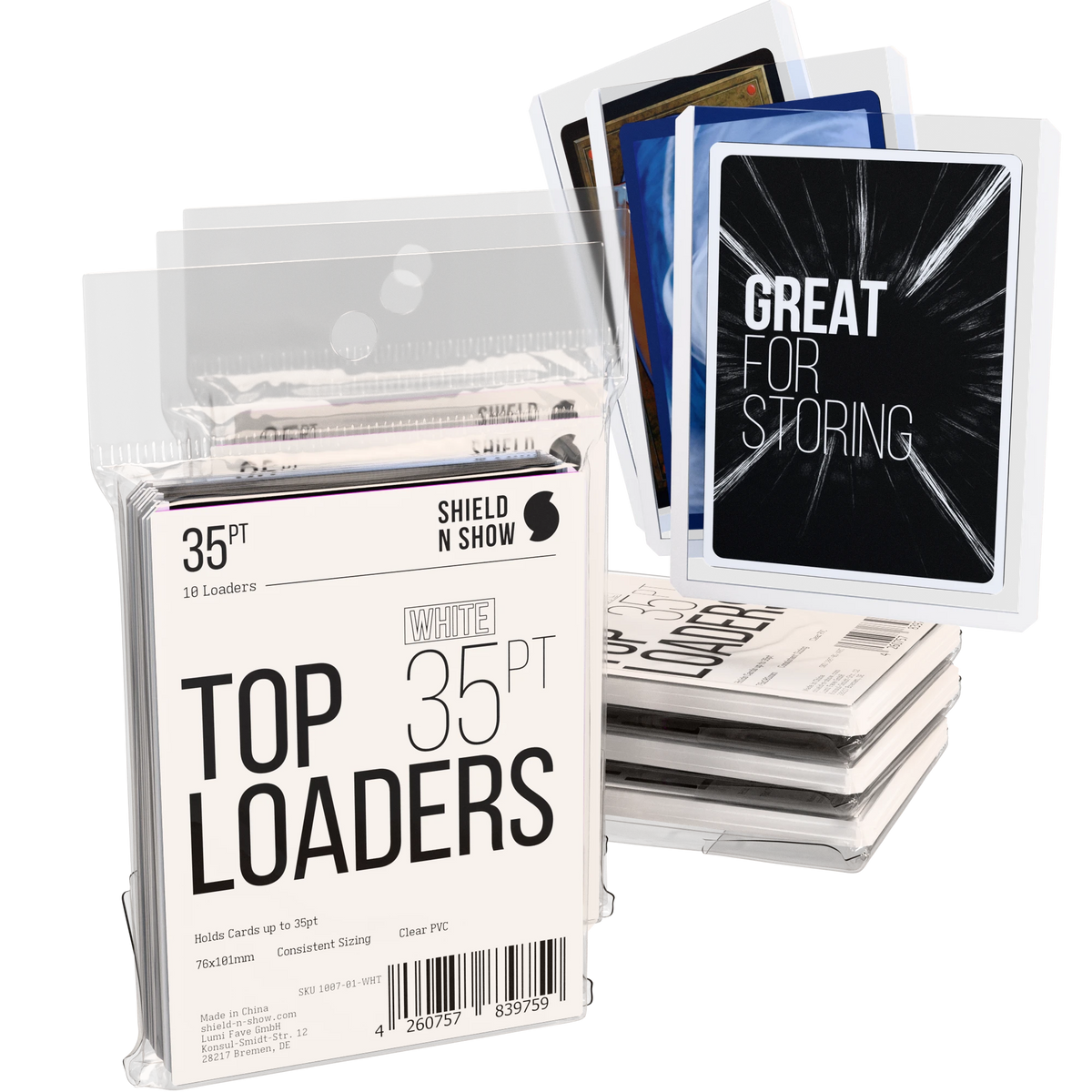 Toploaders Black & White Product Variant Image [1007-01-WHT-006]
