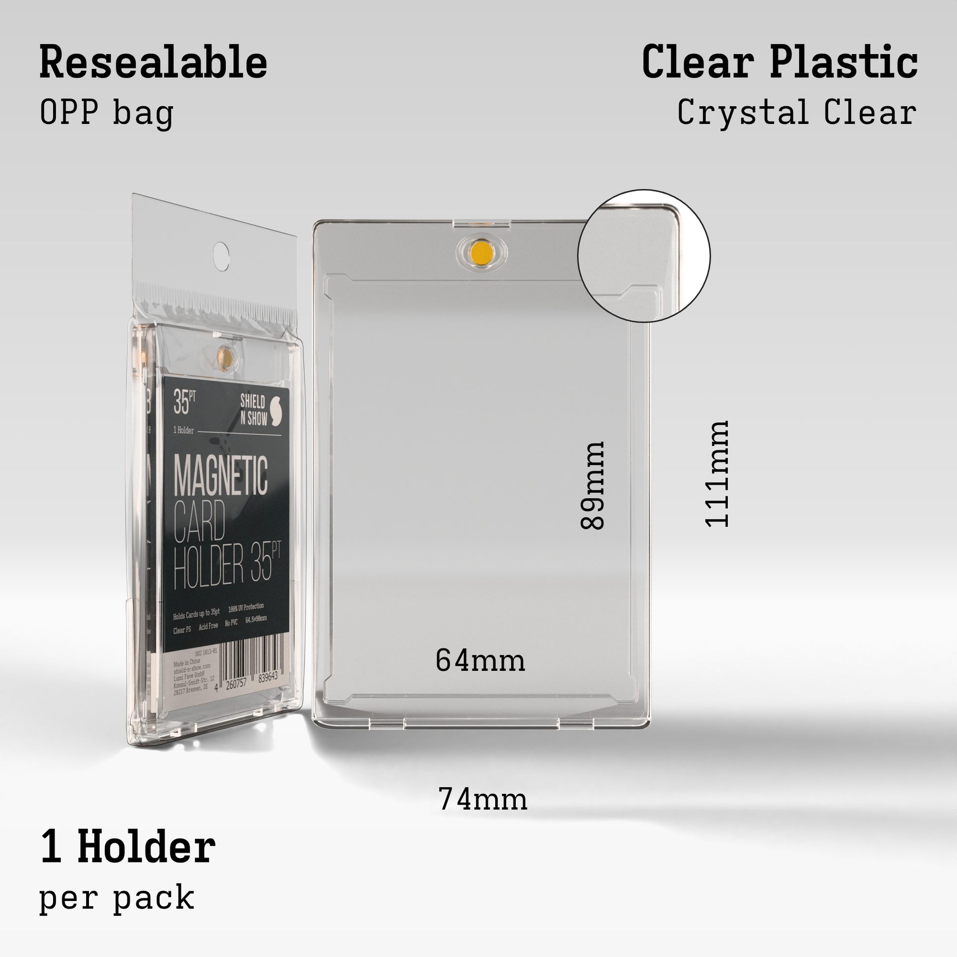 Magnetic Card Holder Product Gallery Image 3 (en)