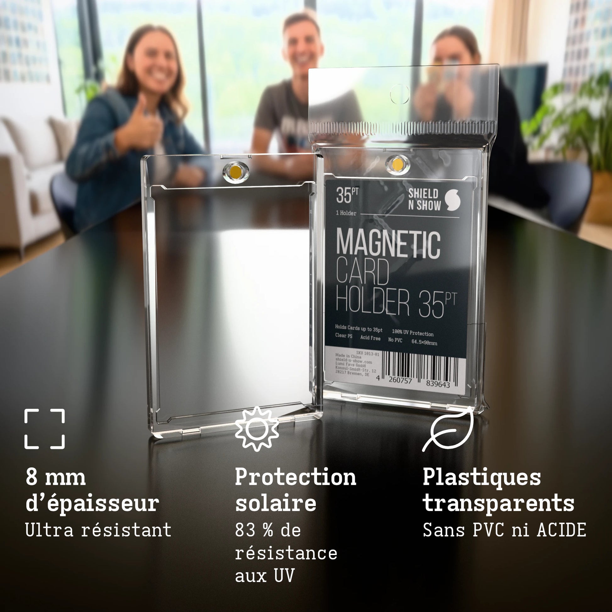 Magnetic Card Holder Product Gallery Image 1 (fr)