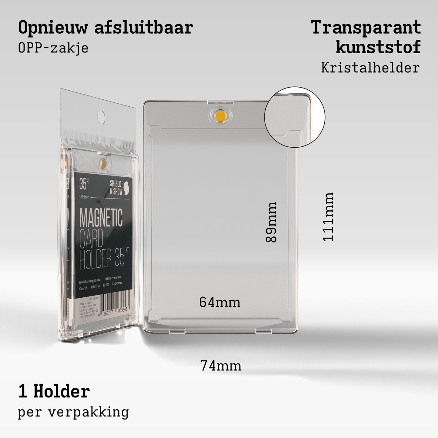 Magnetic Card Holder Product Gallery Image 3 (nl)