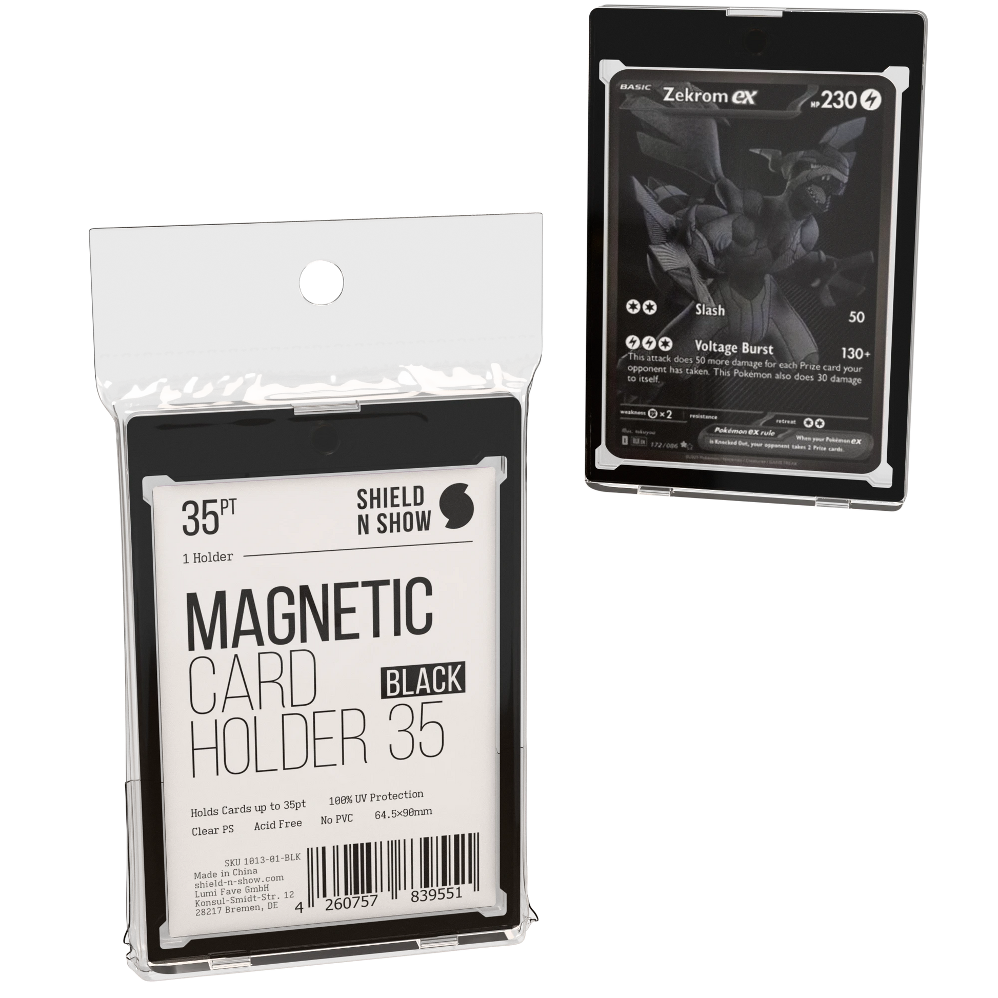 Magnetic Card Holder Color Product Variant Image [1013-01-BLK]