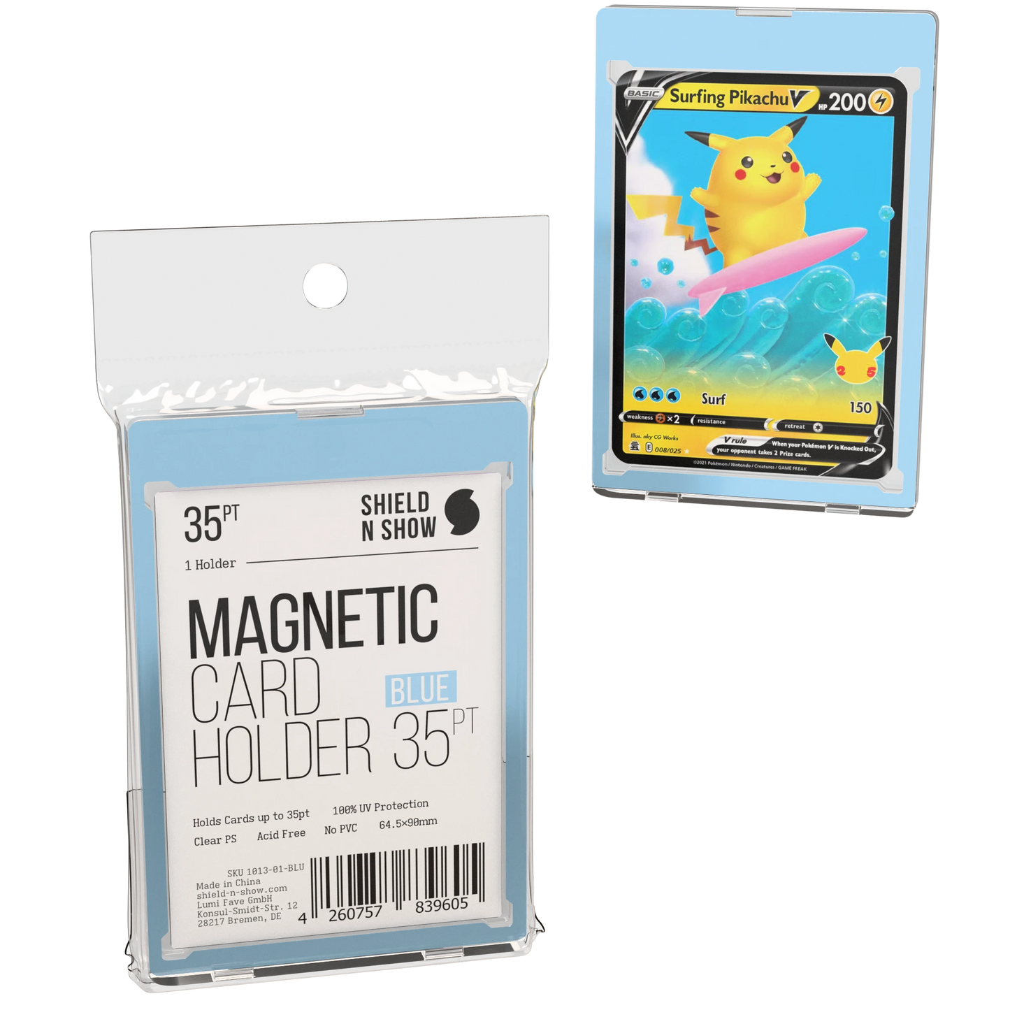Magnetic Card Holder Color Product Variant Image [1013-01-BLU]