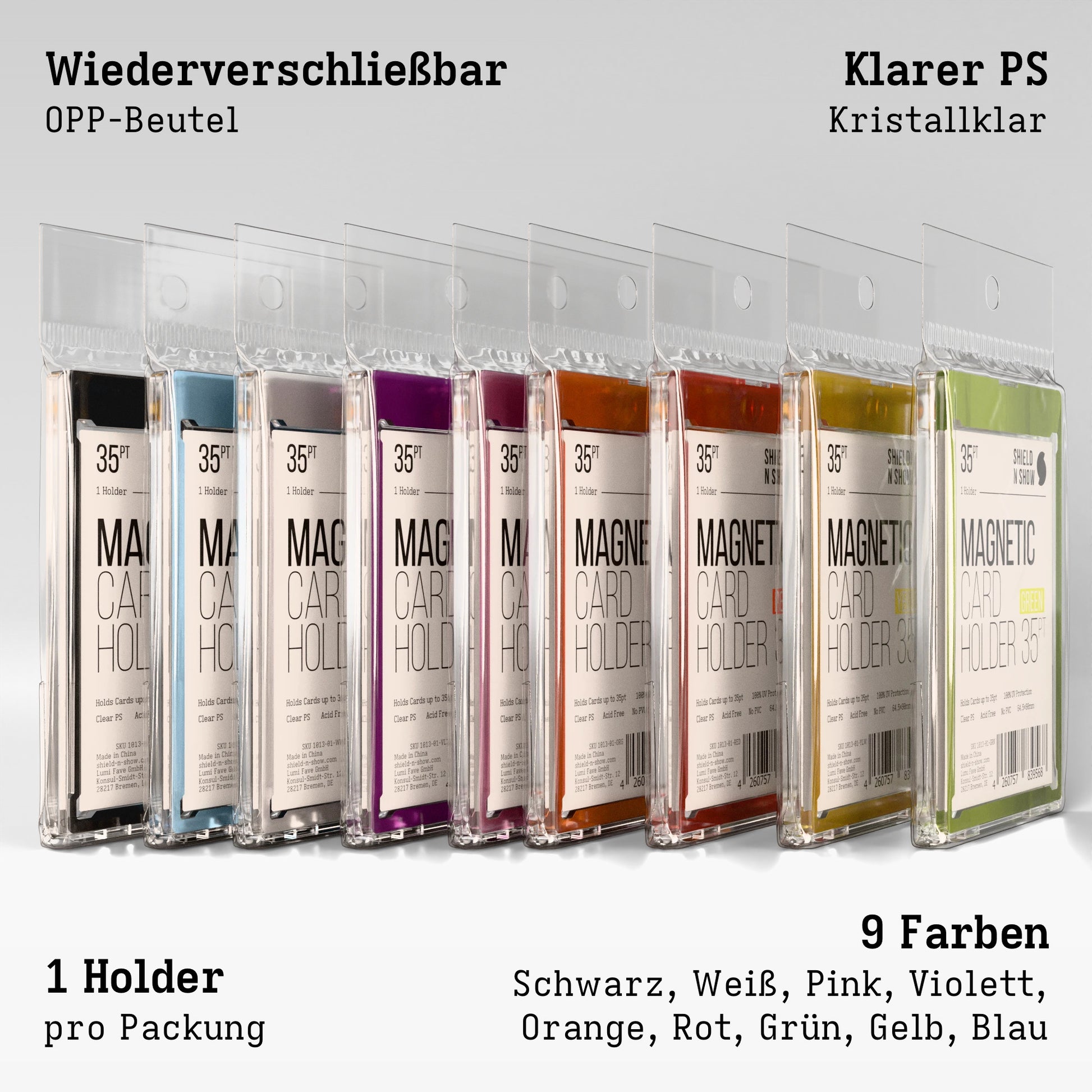 Magnetic Card Holder Color Product Gallery Image 3 (de)