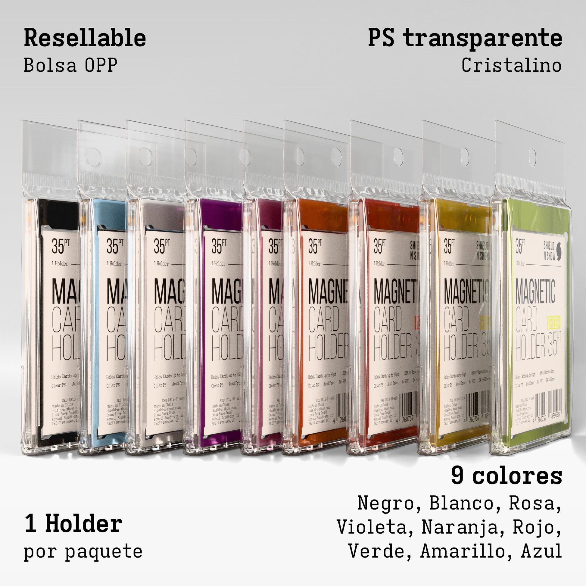 Magnetic Card Holder Color Product Gallery Image 3 (es)