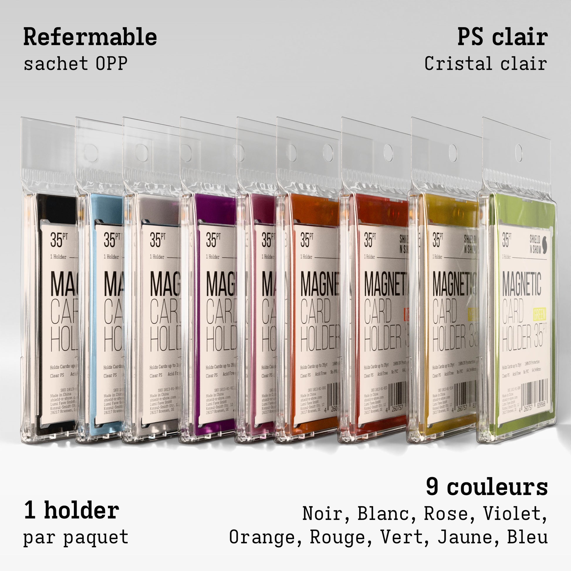 Magnetic Card Holder Color Product Gallery Image 3 (fr)