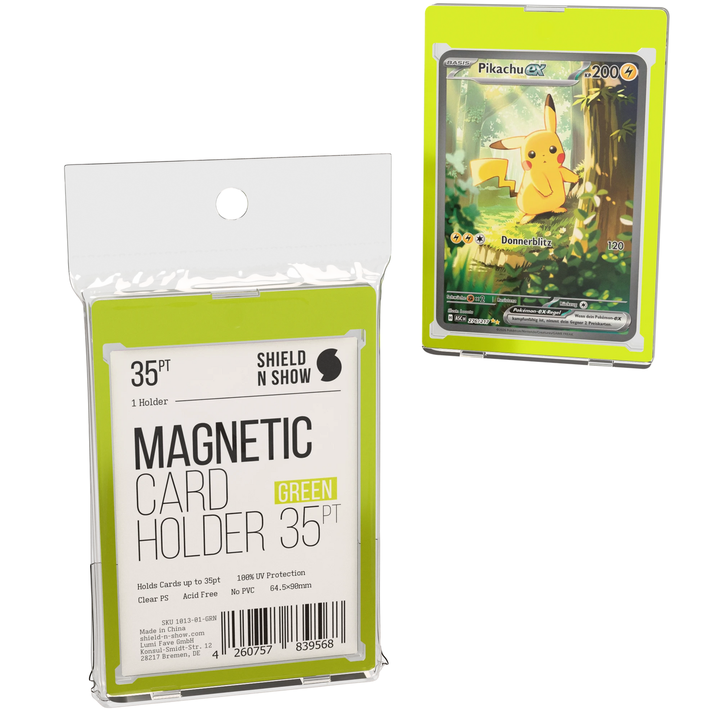 Magnetic Card Holder Color Product Variant Image [1013-01-GRN]
