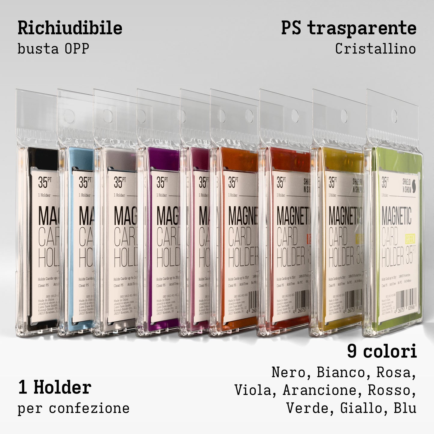 Magnetic Card Holder Color Product Gallery Image 3 (it)