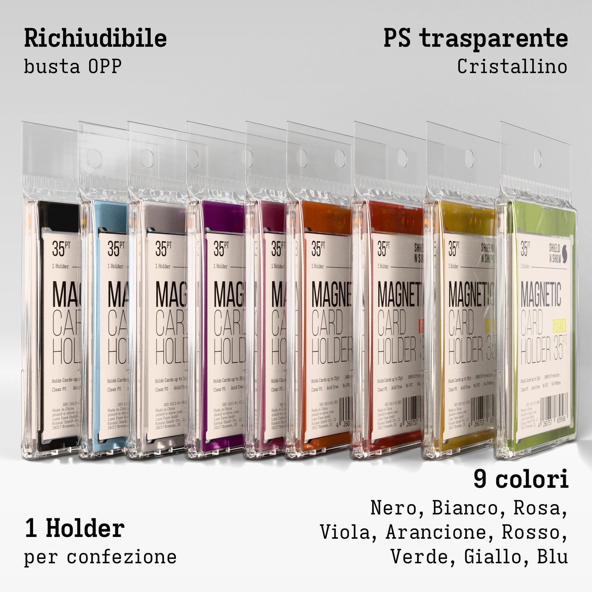 Magnetic Card Holder Color Product Gallery Image 3 (it)