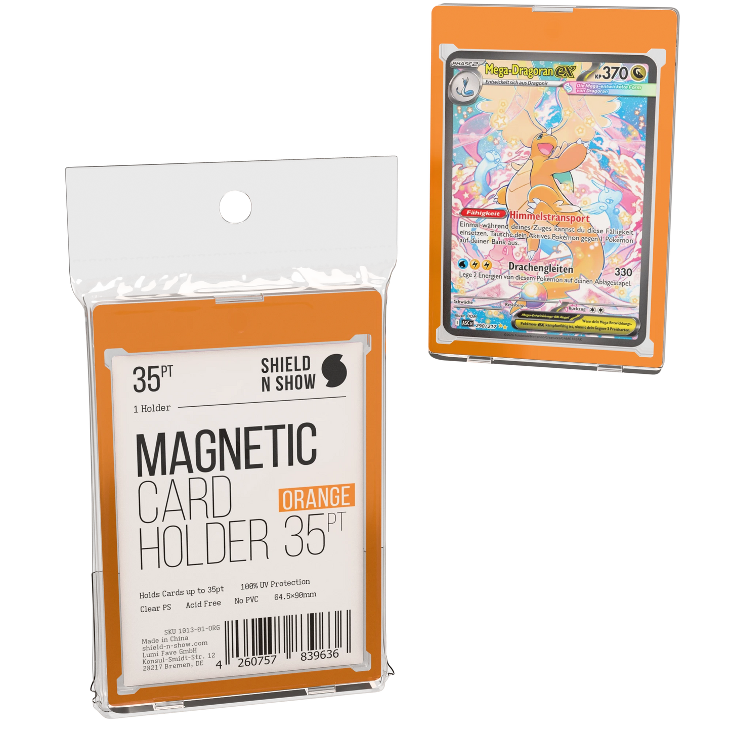 Magnetic Card Holder Color Product Variant Image [1013-01-ORG]
