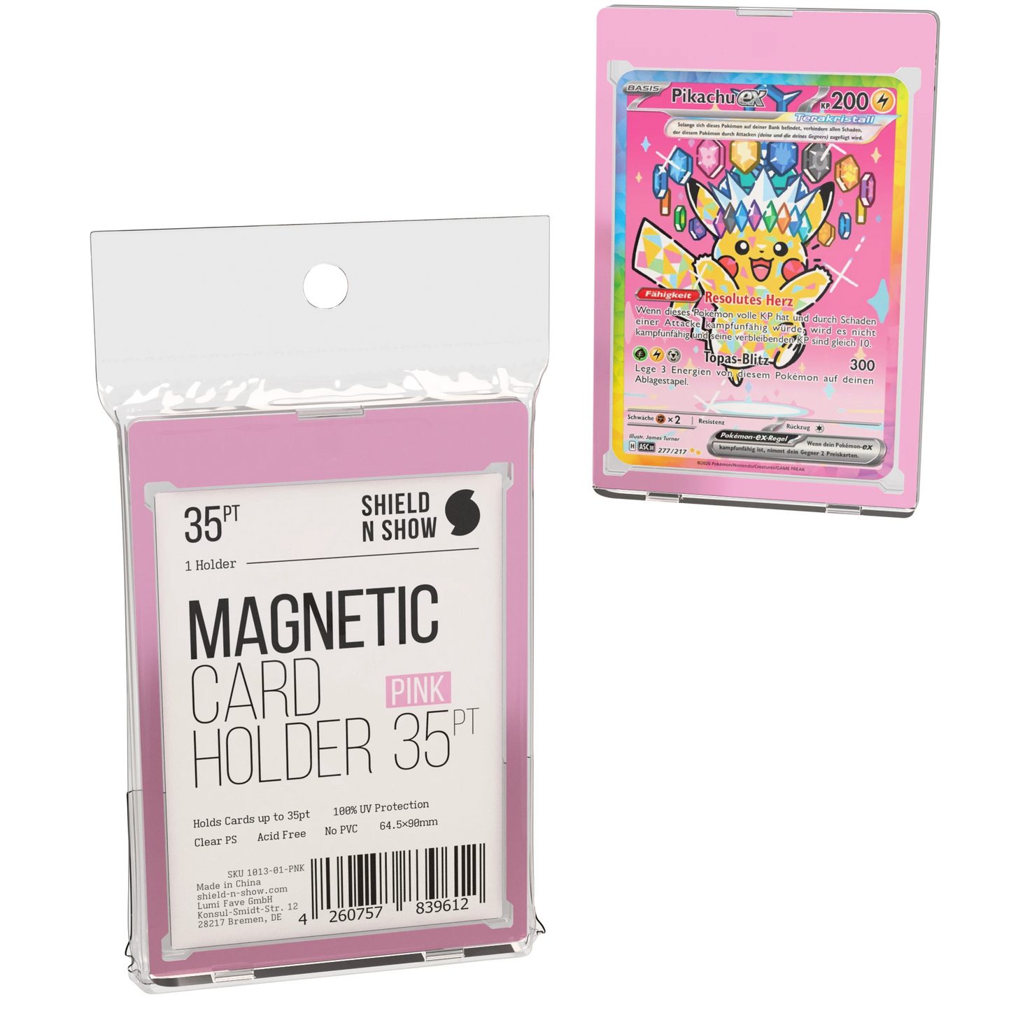 Magnetic Card Holder Color Product Variant Image [1013-01-PNK]