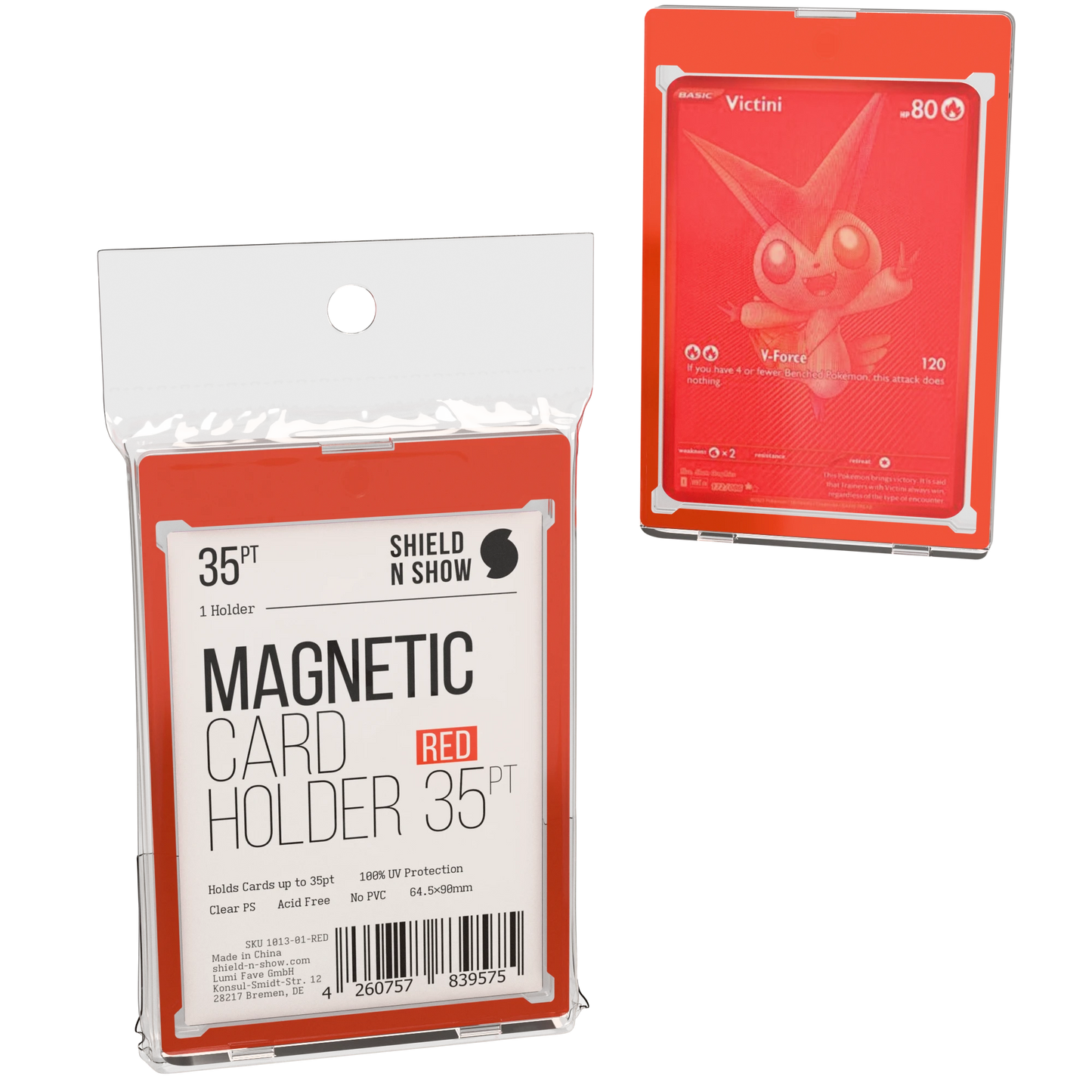 Magnetic Card Holder Color Product Variant Image [1013-01-RED]