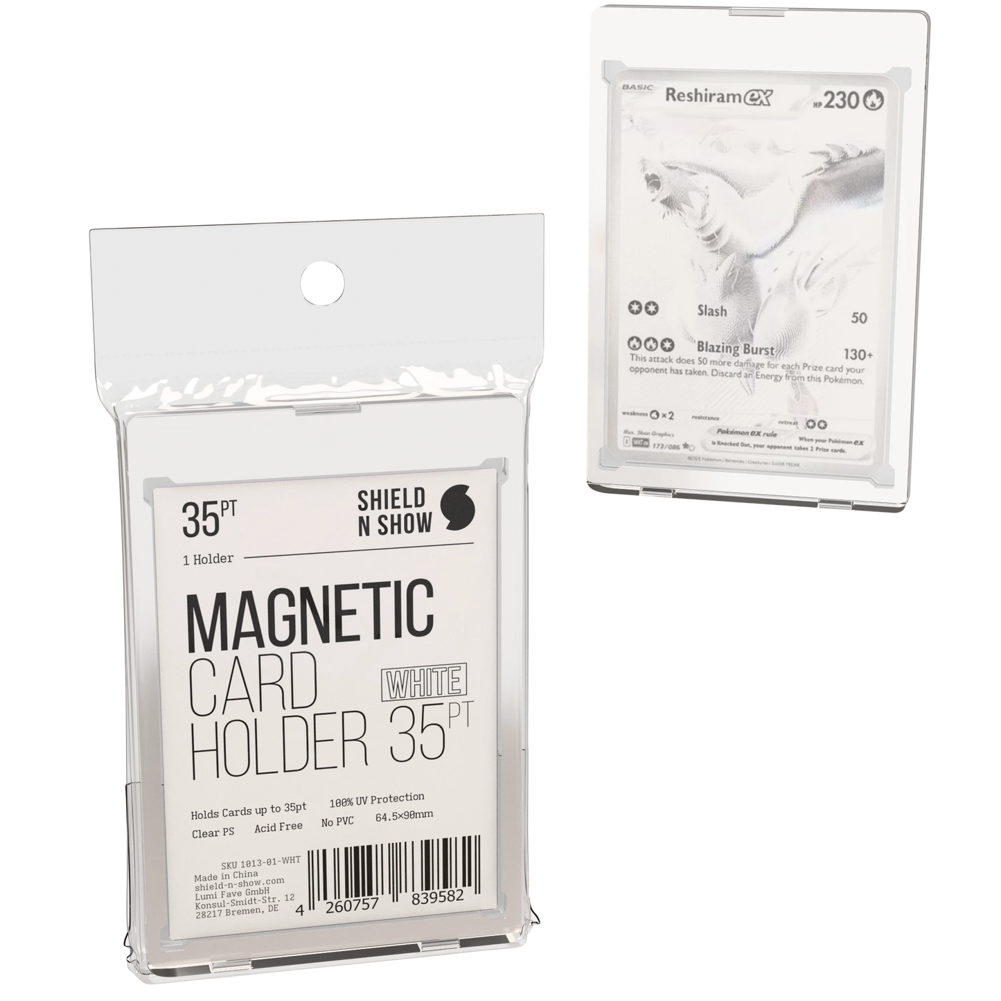 Magnetic Card Holder Color Product Variant Image [1013-01-WHT]