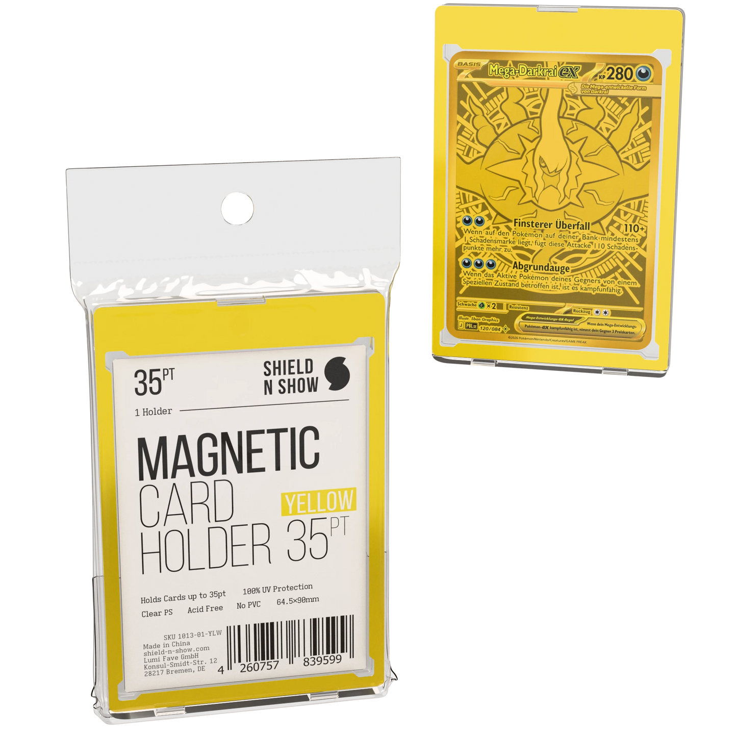 Magnetic Card Holder Color Product Variant Image [1013-01-YLW]