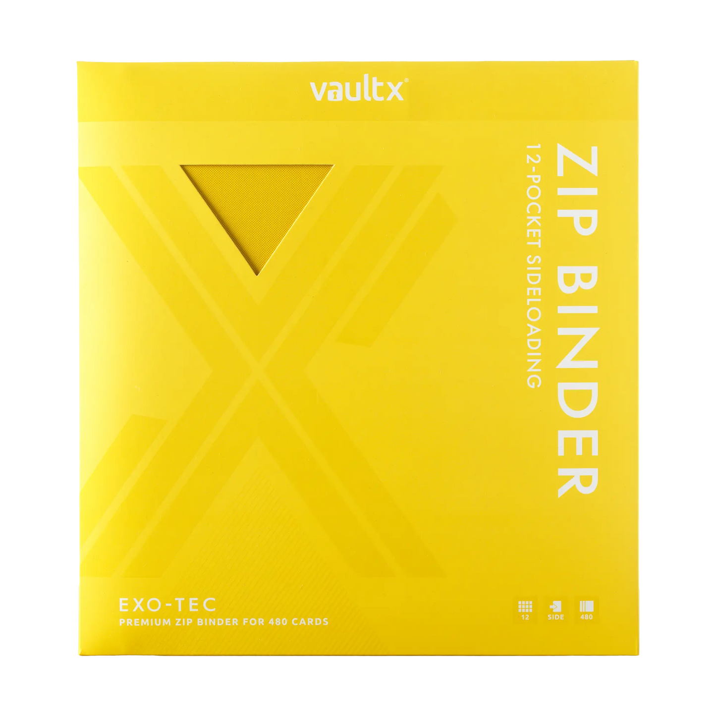 12-Pocket Exo-Tec® Zip Binder Product Gallery Image 1 [9312-sunrise-yellow]