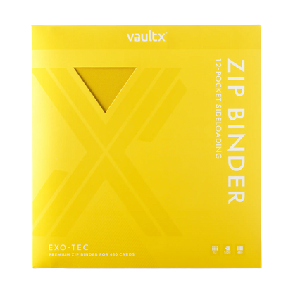 12-Pocket Exo-Tec® Zip Binder Product Gallery Image 1 [9312-sunrise-yellow]