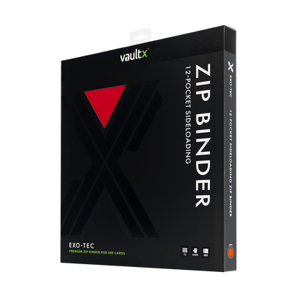 12-Pocket Exo-Tec® Zip Binder Product Gallery Image 10 [9312-fire-red]