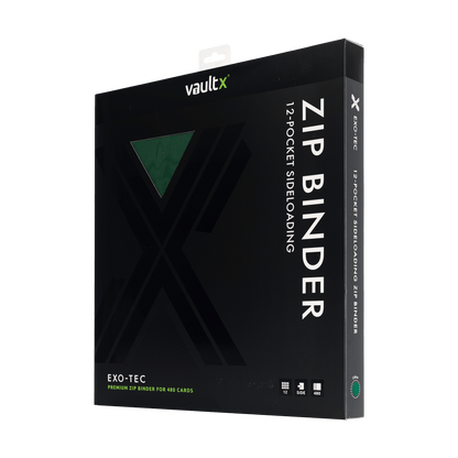 12-Pocket Exo-Tec® Zip Binder Product Gallery Image 10 [9312-forest-green]