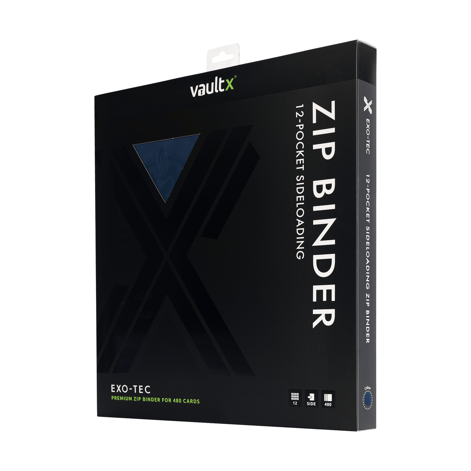 12-Pocket Exo-Tec® Zip Binder Product Gallery Image 10 [9312-royal-blue]