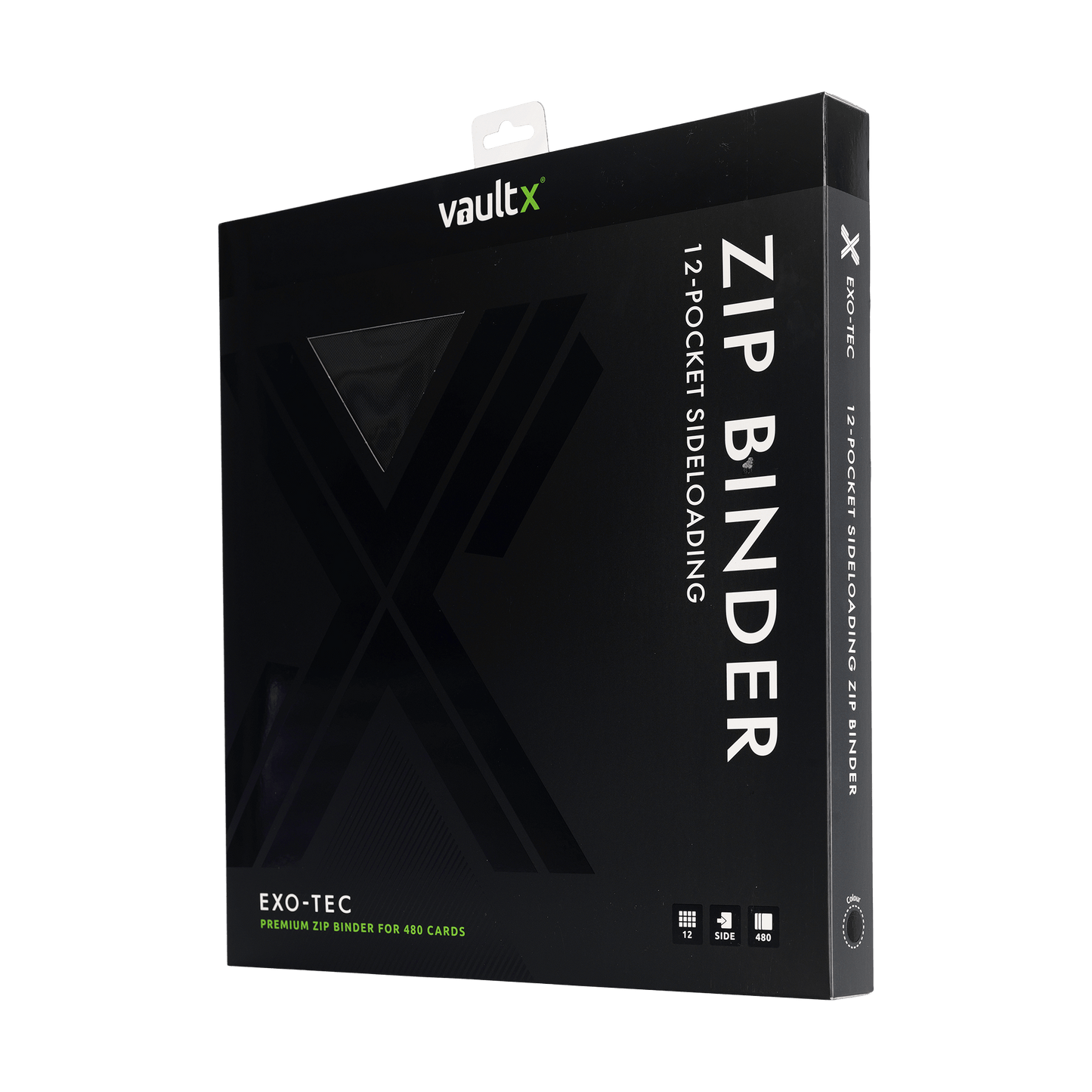 12-Pocket Exo-Tec® Zip Binder Product Gallery Image 10 [9312-signature-black]