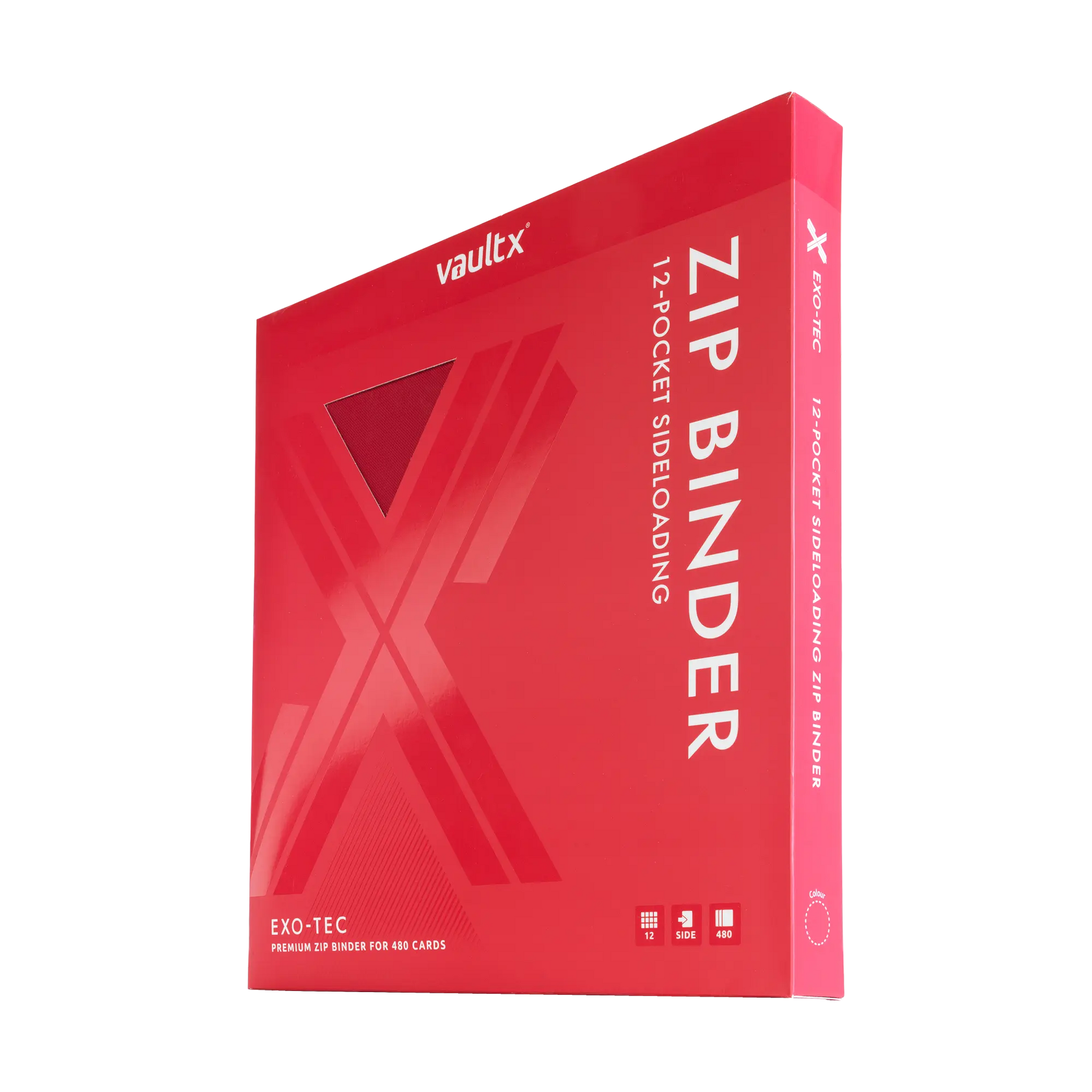 12-Pocket Exo-Tec® Zip Binder Product Gallery Image 12 [9312-fire-red]