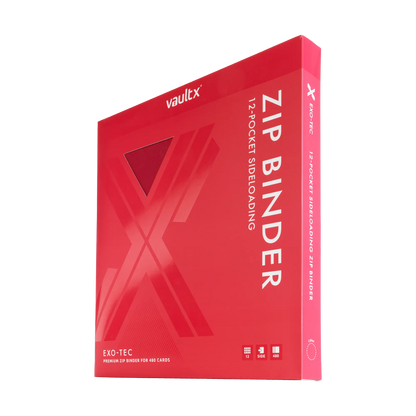 12-Pocket Exo-Tec® Zip Binder Product Gallery Image 12 [9312-fire-red]