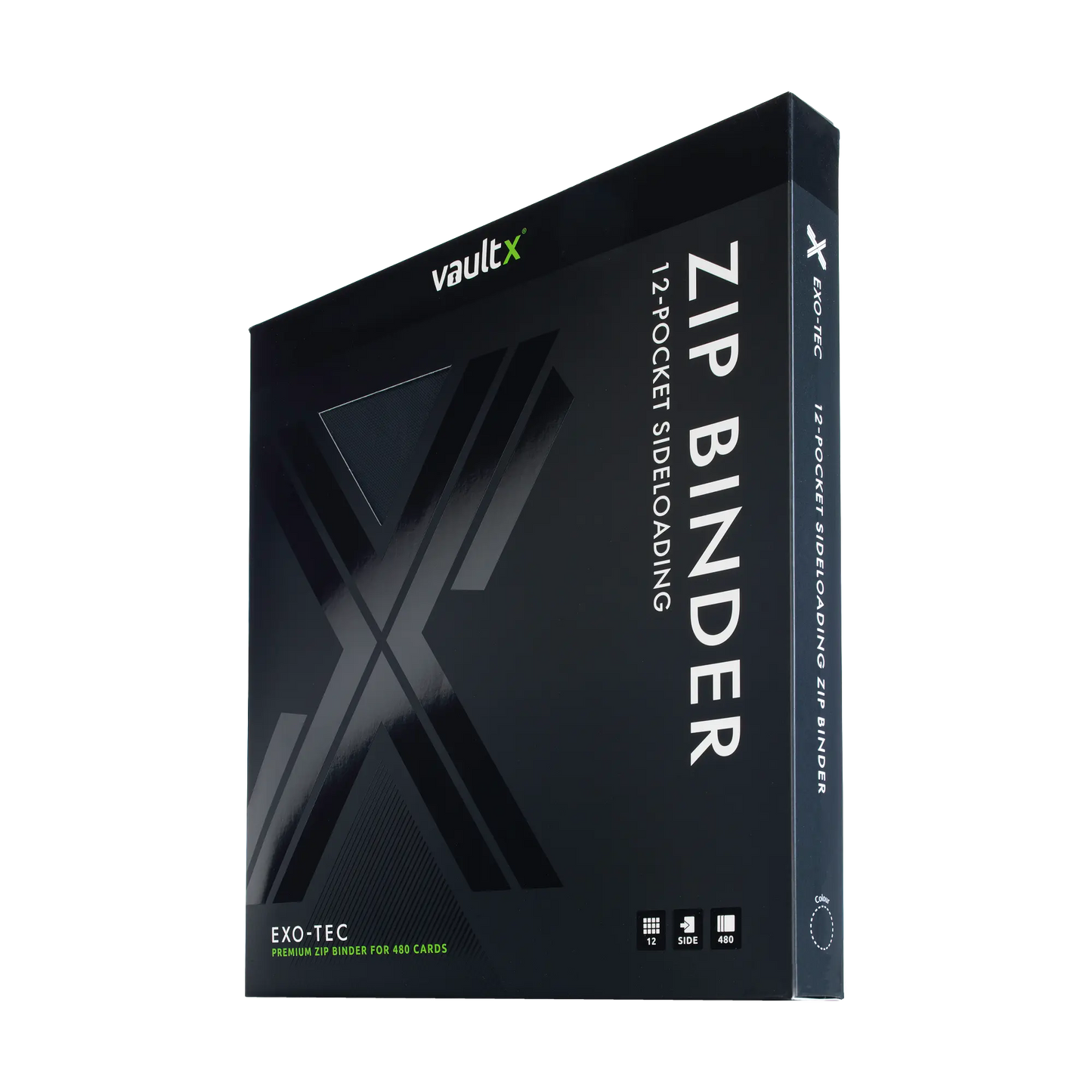 12-Pocket Exo-Tec® Zip Binder Product Gallery Image 12 [9312-signature-black]