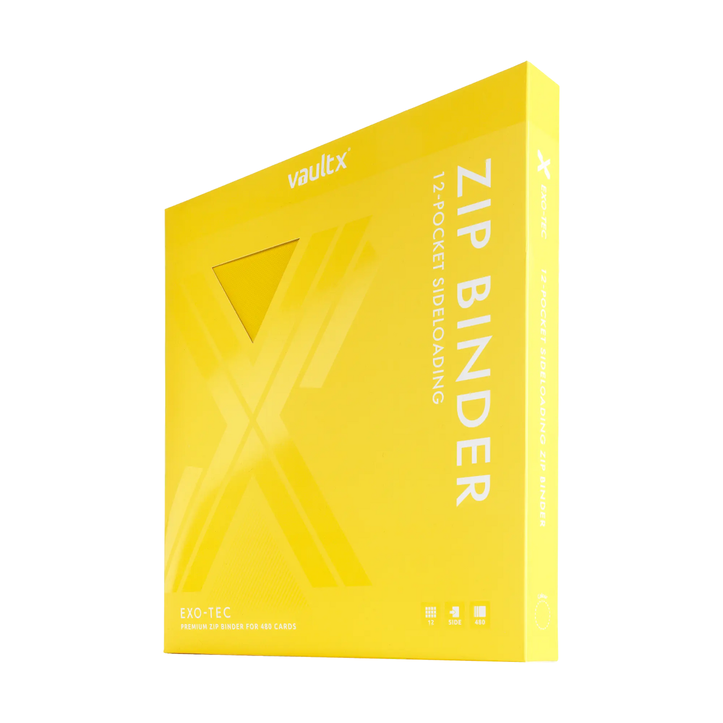12-Pocket Exo-Tec® Zip Binder Product Gallery Image 2 [9312-sunrise-yellow]