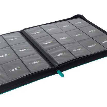 12-Pocket Exo-Tec® Zip Binder Product Gallery Image 3 [9312-ocean-blue]