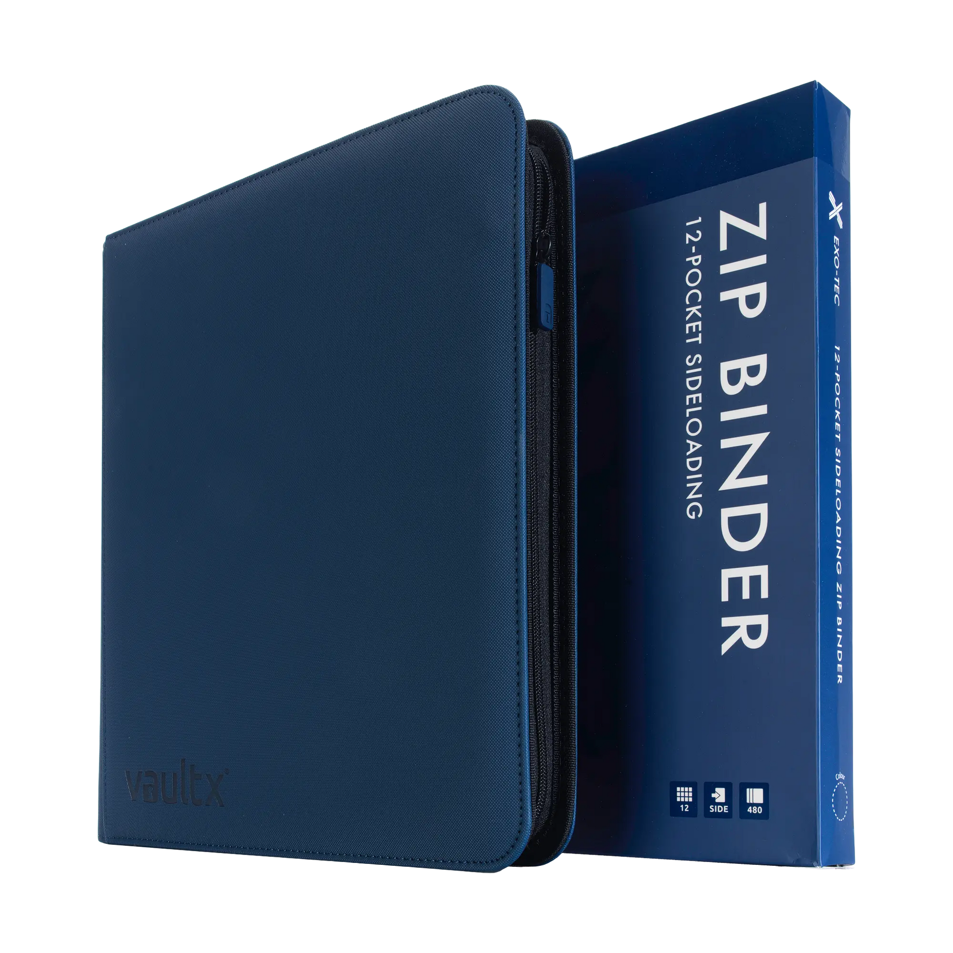 12-Pocket Exo-Tec® Zip Binder Product Gallery Image 3 [9312-royal-blue]